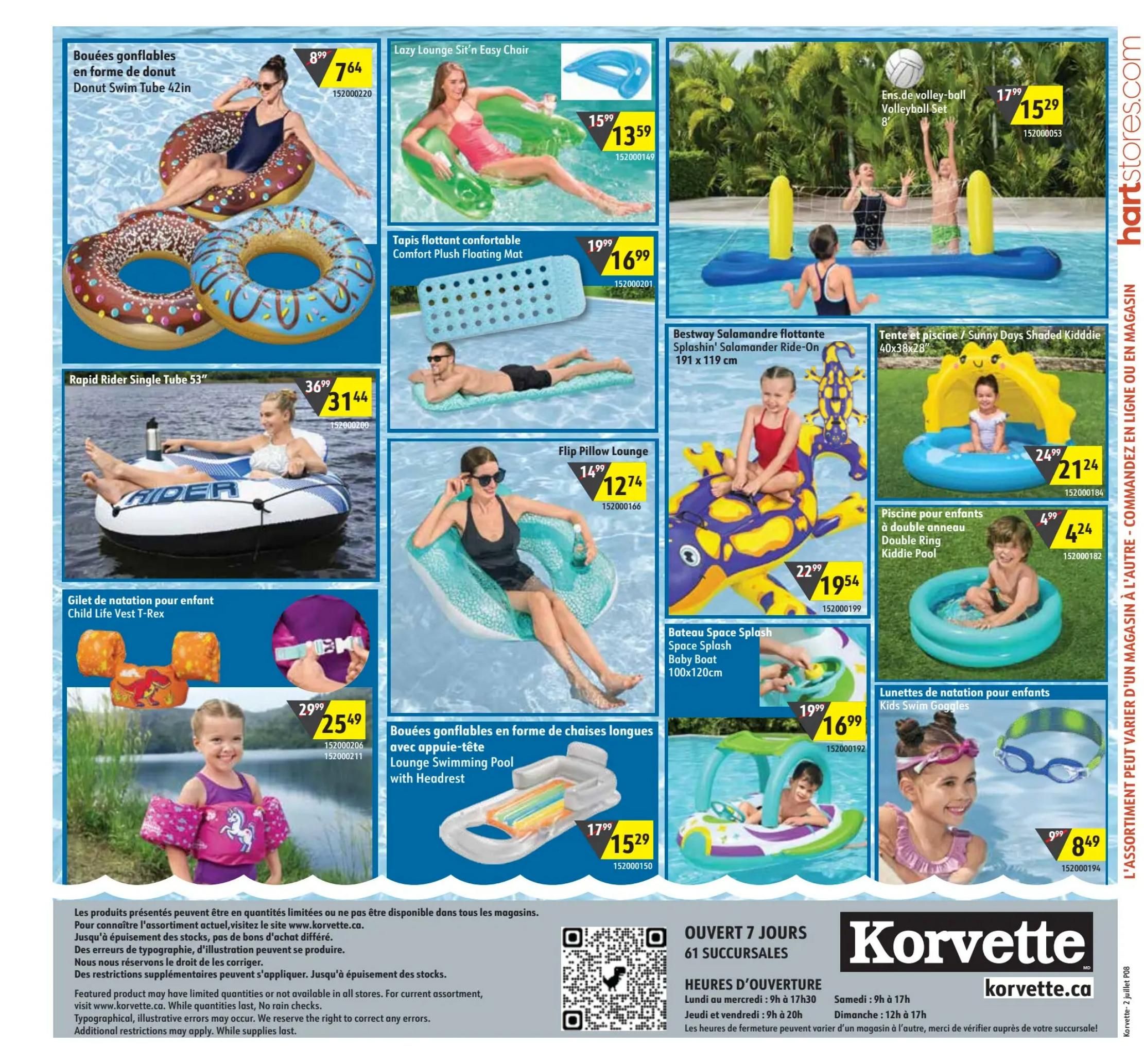 Korvette Flyer July 2 to 15