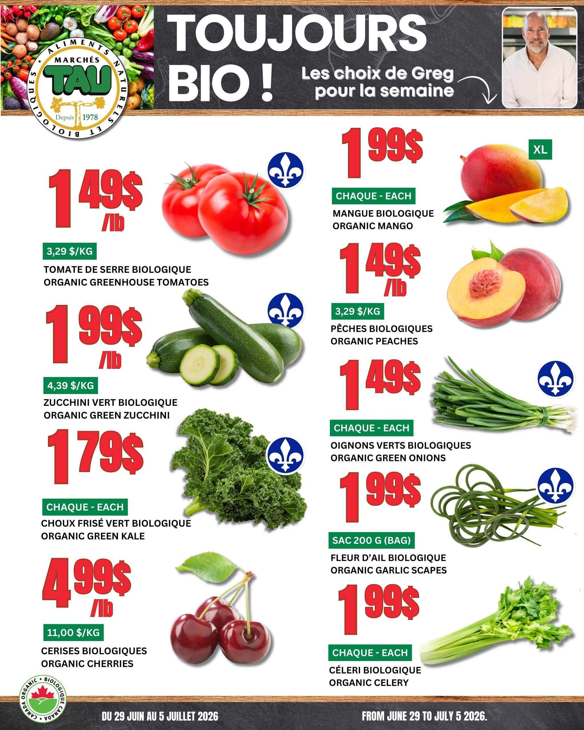 Marches Tau Produce Flyer June 29 to July 5