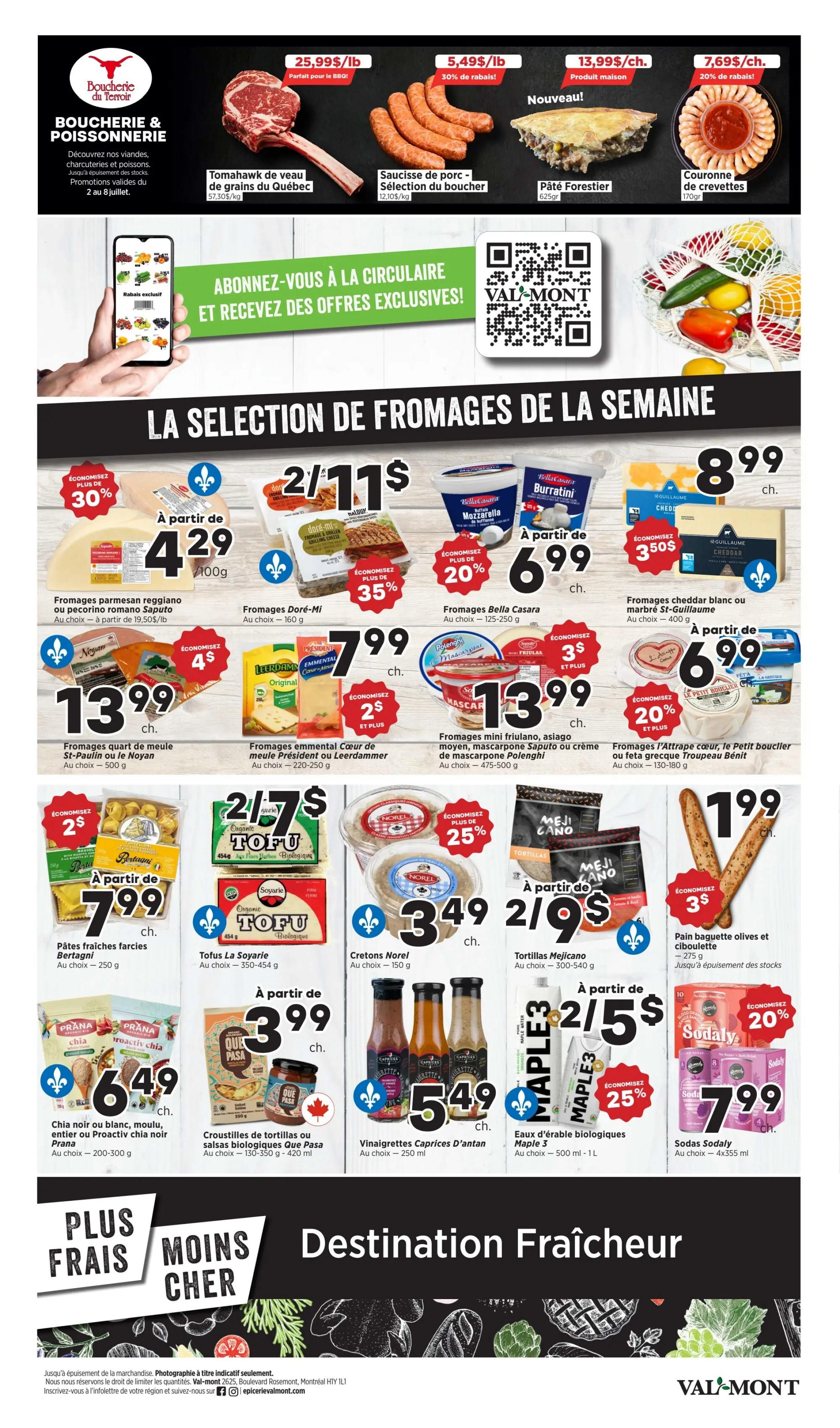 Val-Mont Flyer July 2 to 8