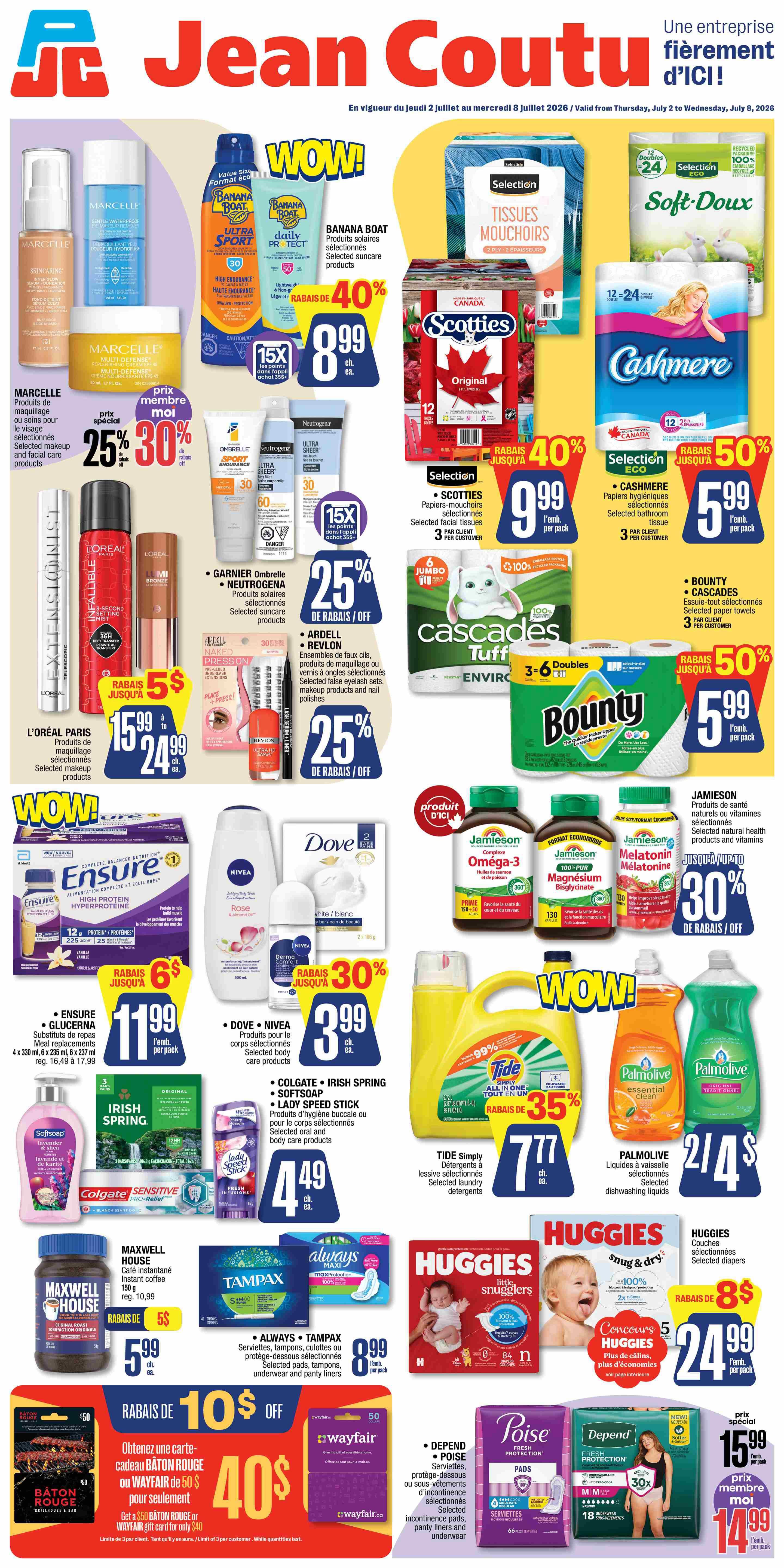 Jean Coutu Flyer July 2 to 8
