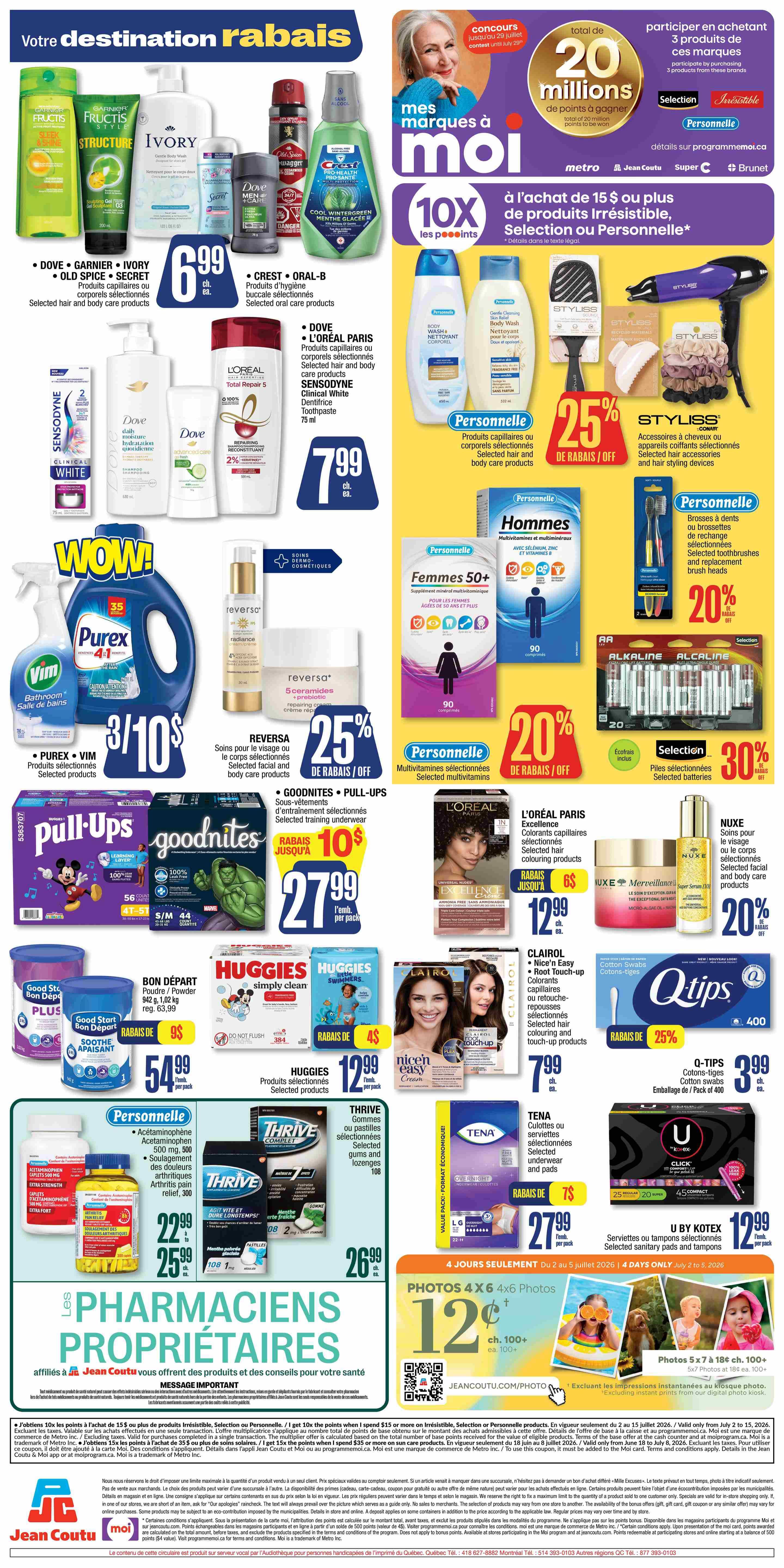 Jean Coutu Flyer July 2 to 8