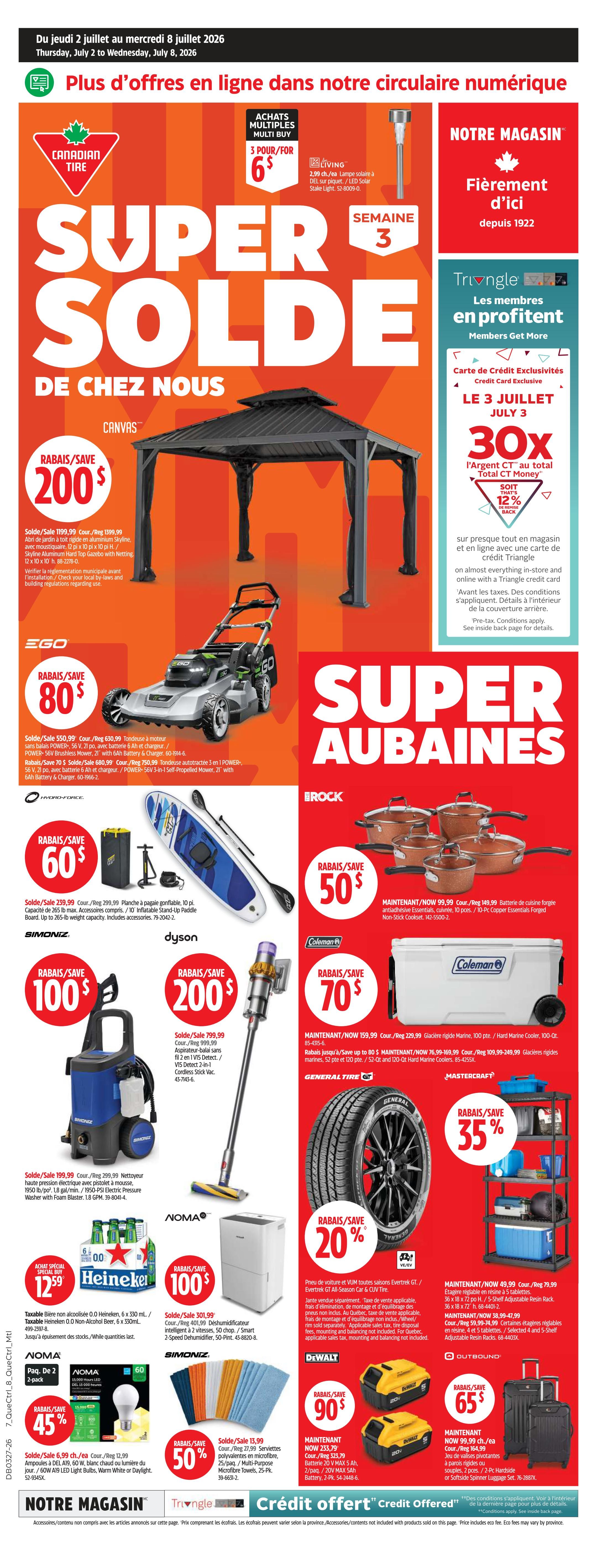 Canadian Tire (QC) Flyer July 2 to 8