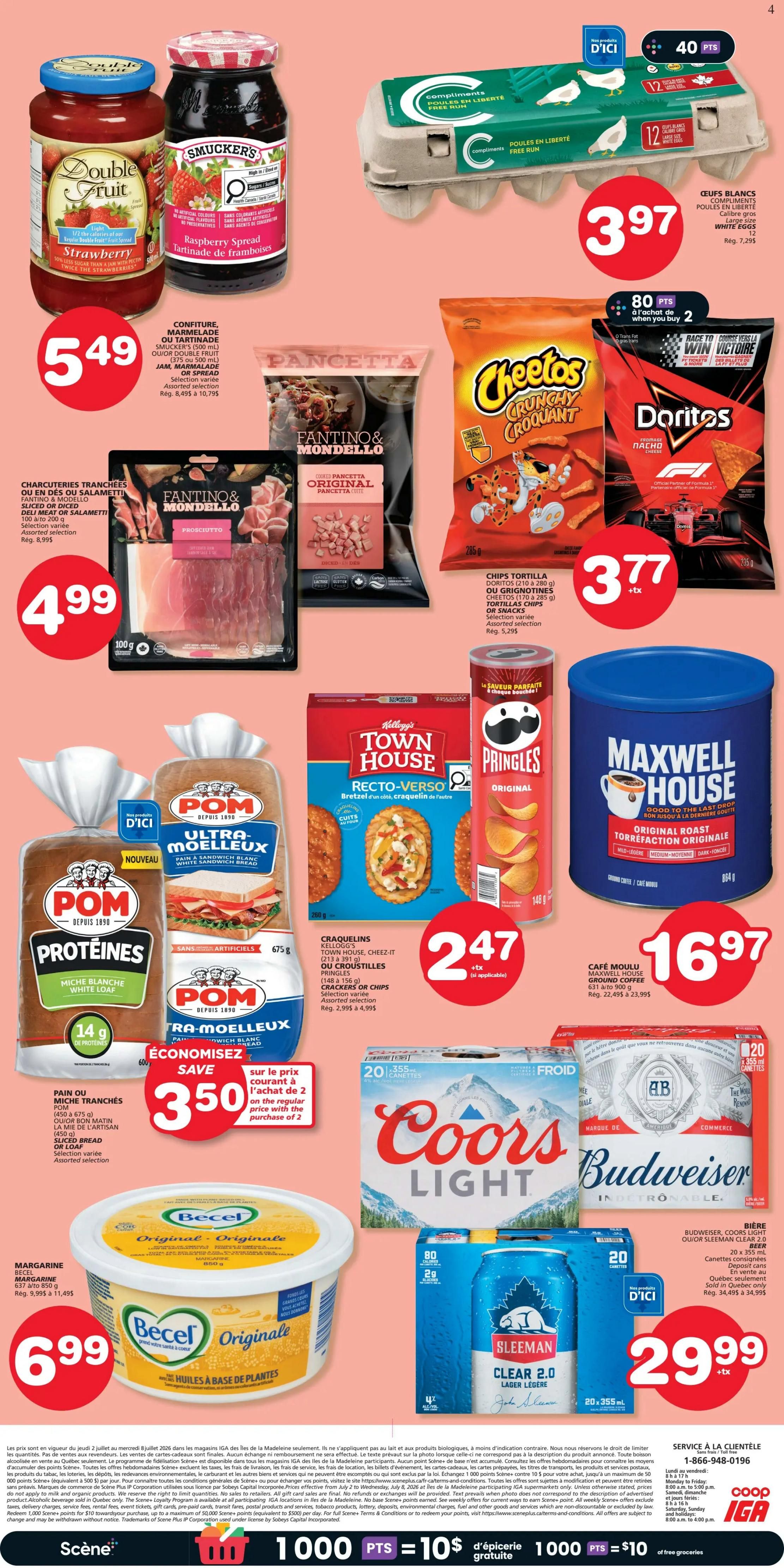 Coop IGA (QC) Flyer July 2 to 8