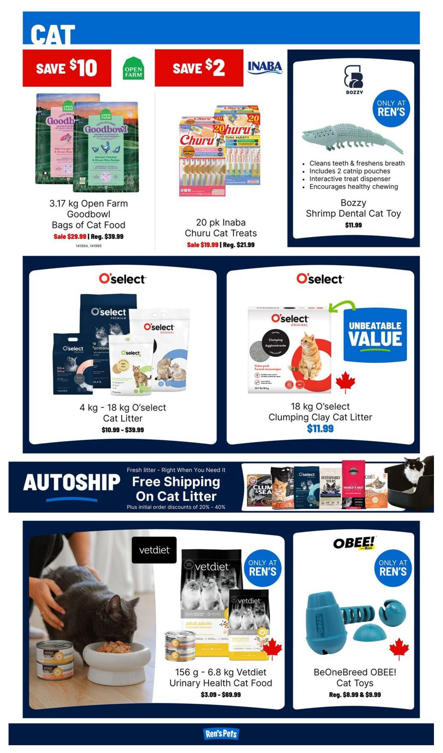 Ren's Pets Monthly Flyer July 1 to 31