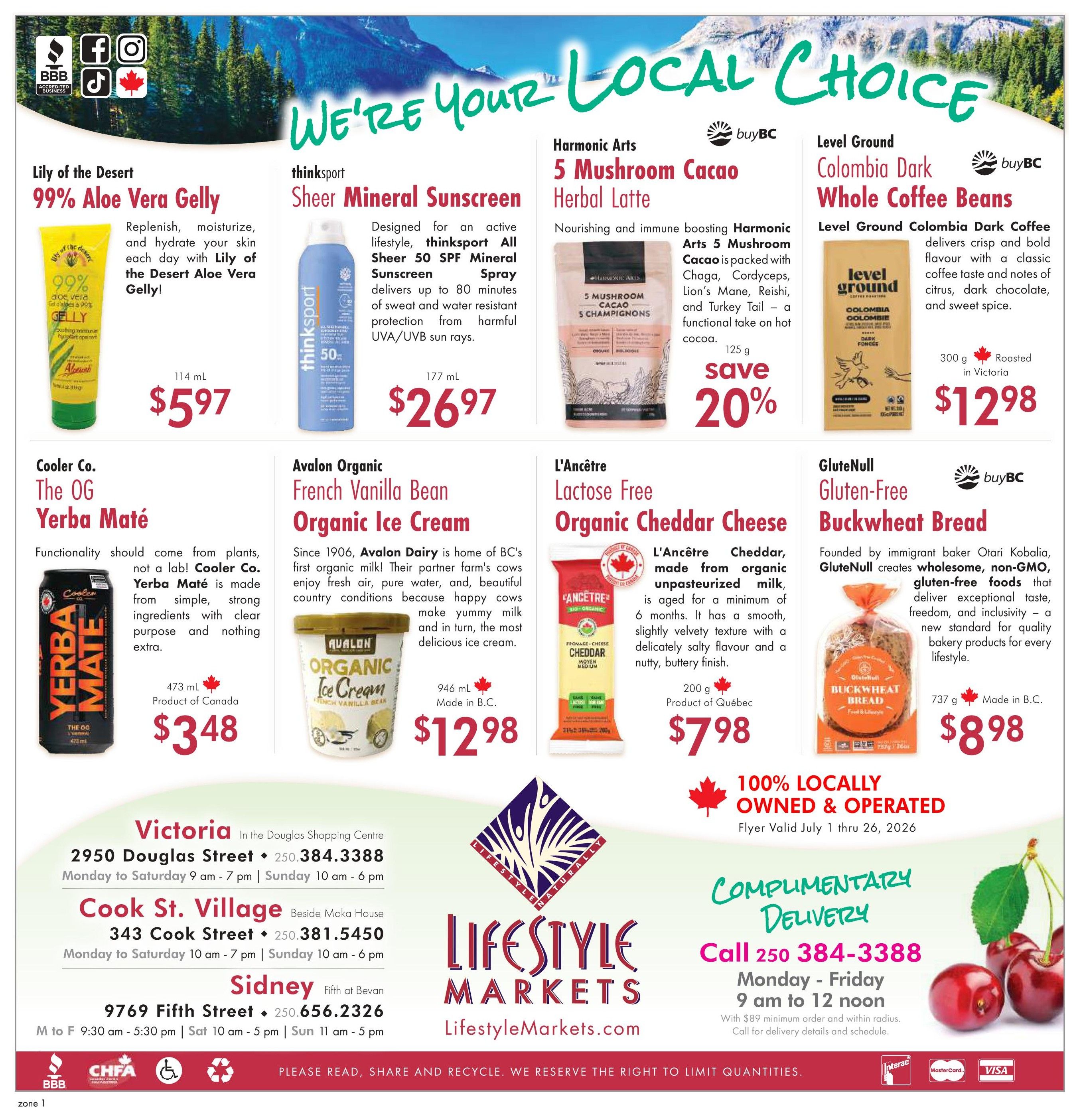 Lifestyle Markets Flyer July 1 to 26