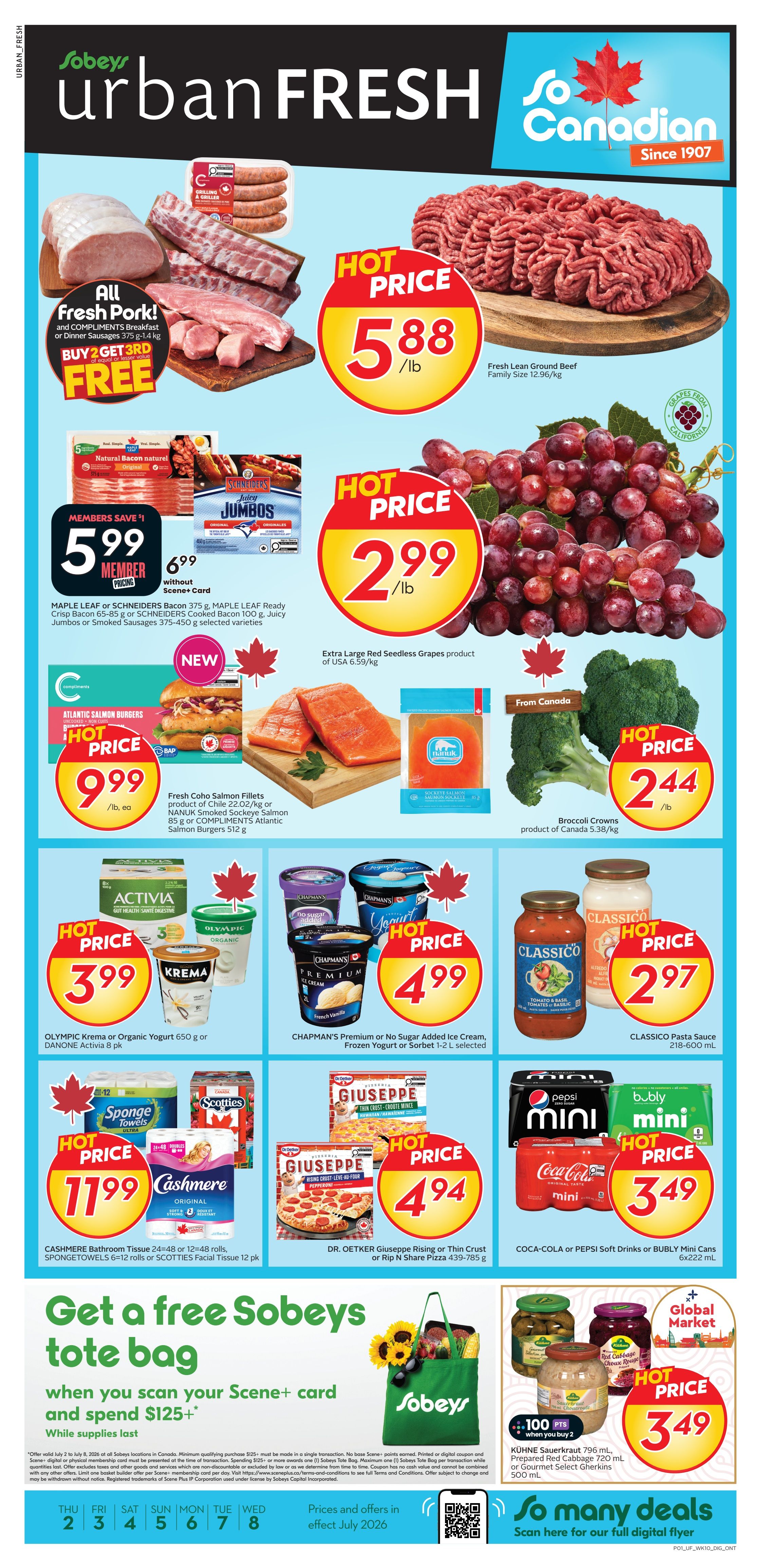 Sobeys Urban Fresh Flyer July 2 to 8