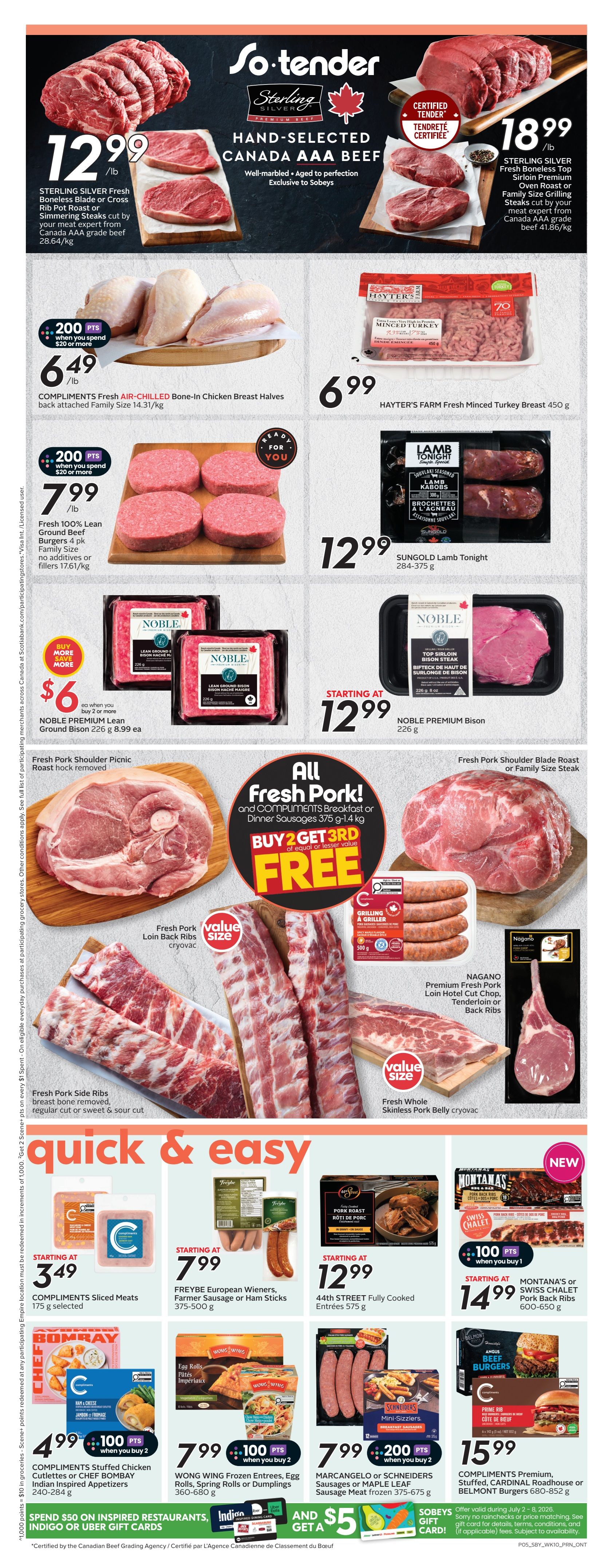 Sobeys (ON) Flyer July 2 to 8
