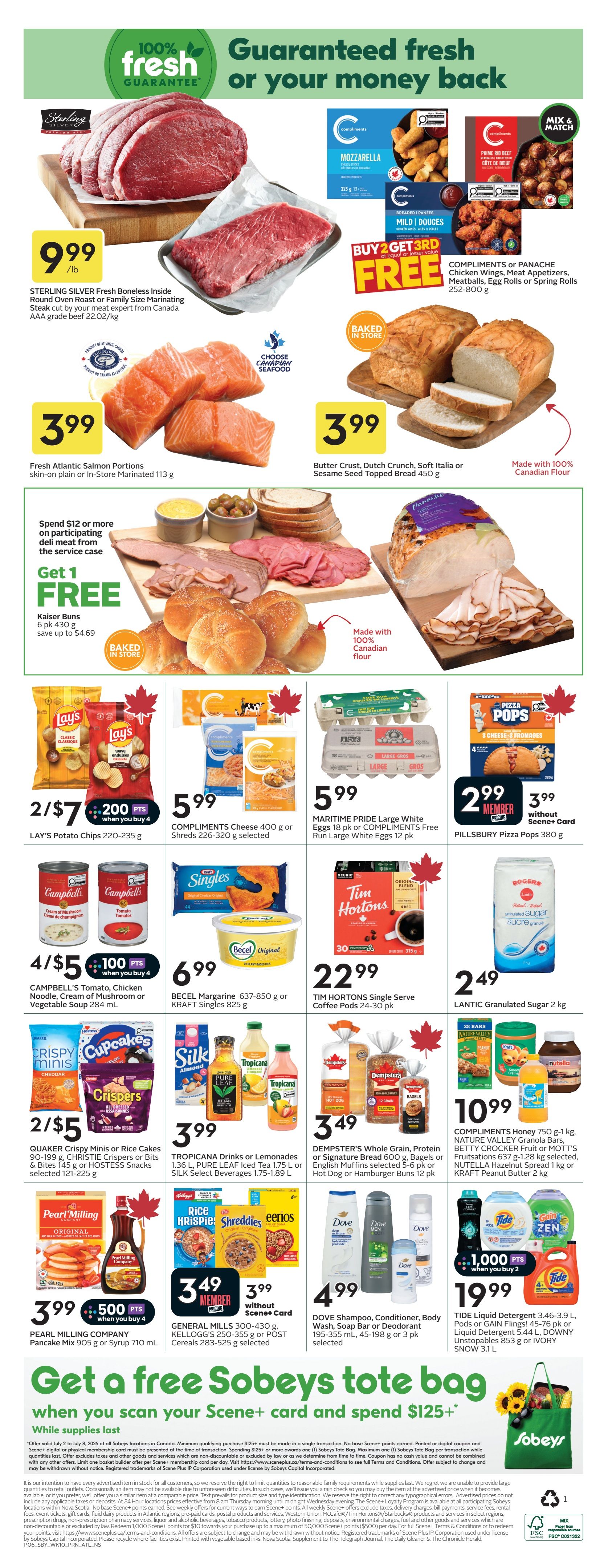 Sobeys (Atlantic) Flyer July 2 to 8