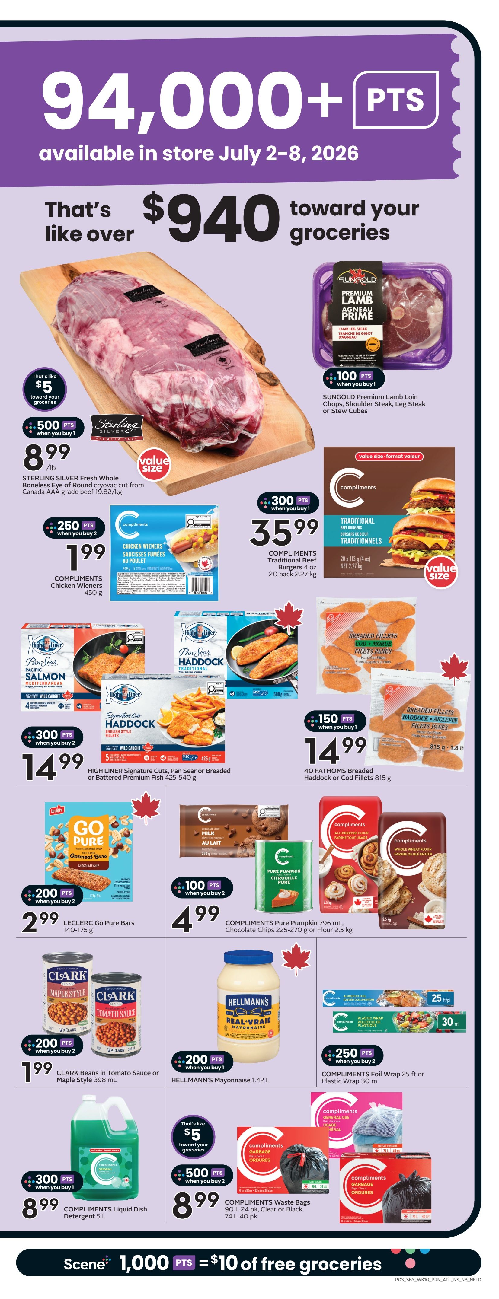 Sobeys (Atlantic) Flyer July 2 to 8