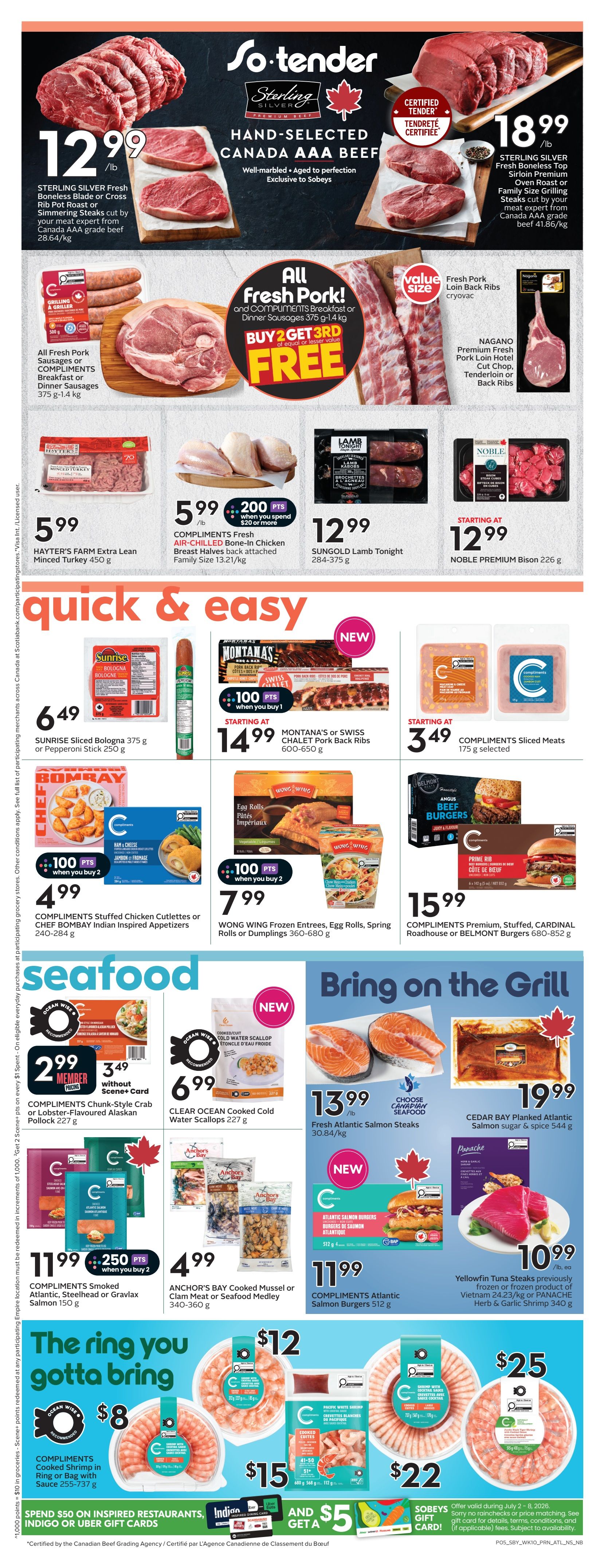 Sobeys (Atlantic) Flyer July 2 to 8