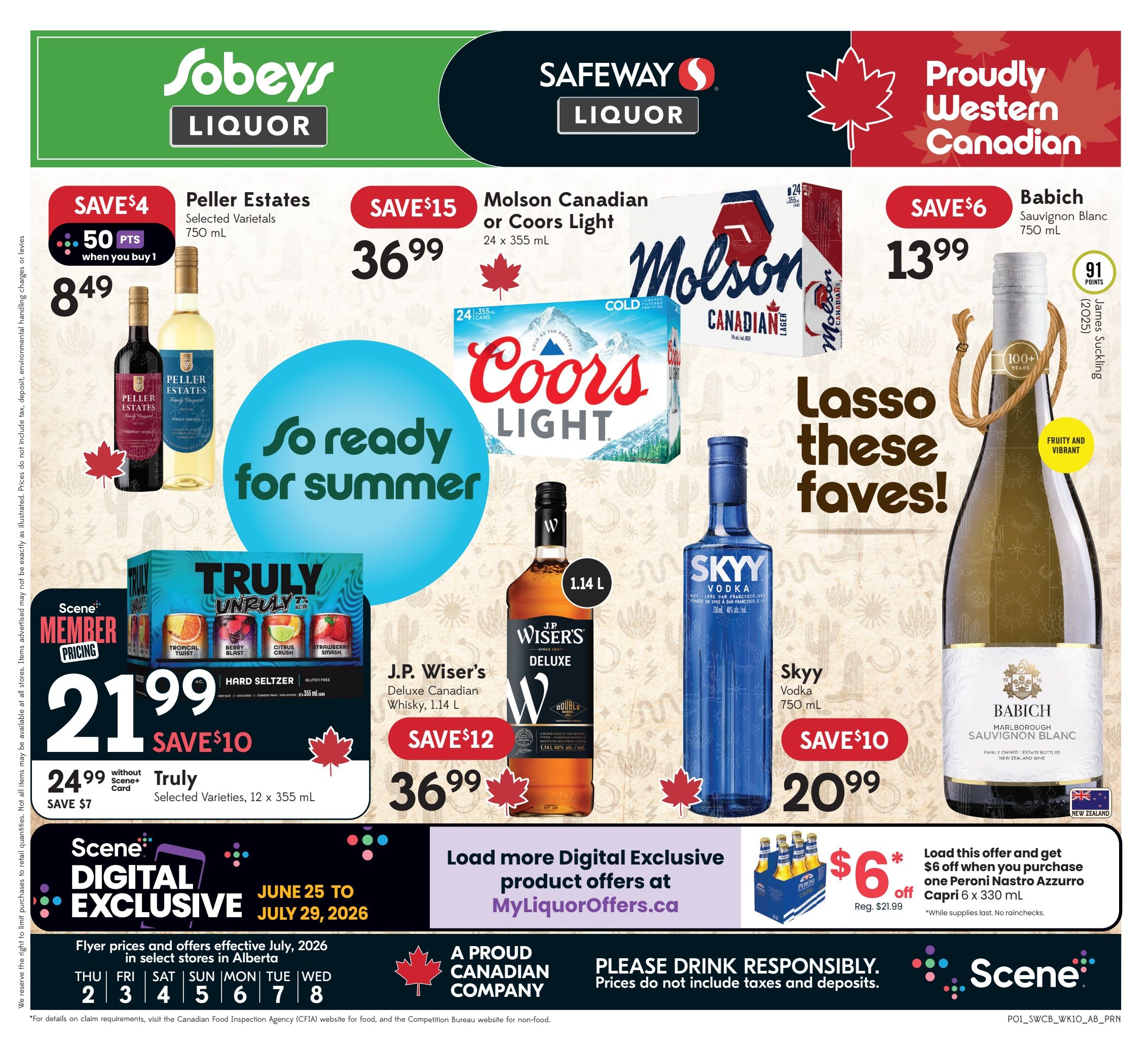 Sobeys/Safeway (AB) SWCB Flyer July 2 to 8