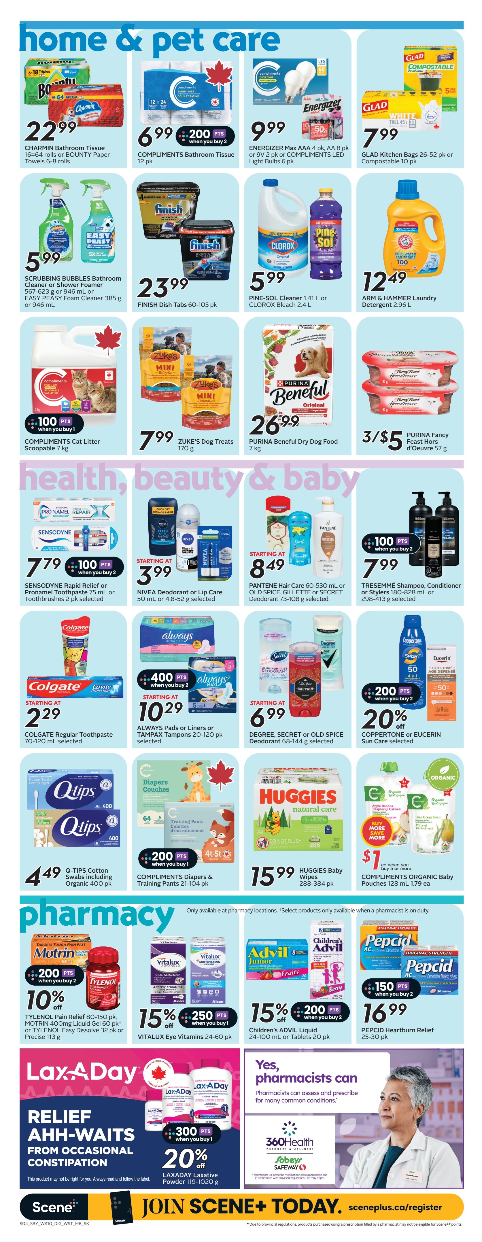 Sobeys/Safeway (SK & MB) Flyer July 2 to 8