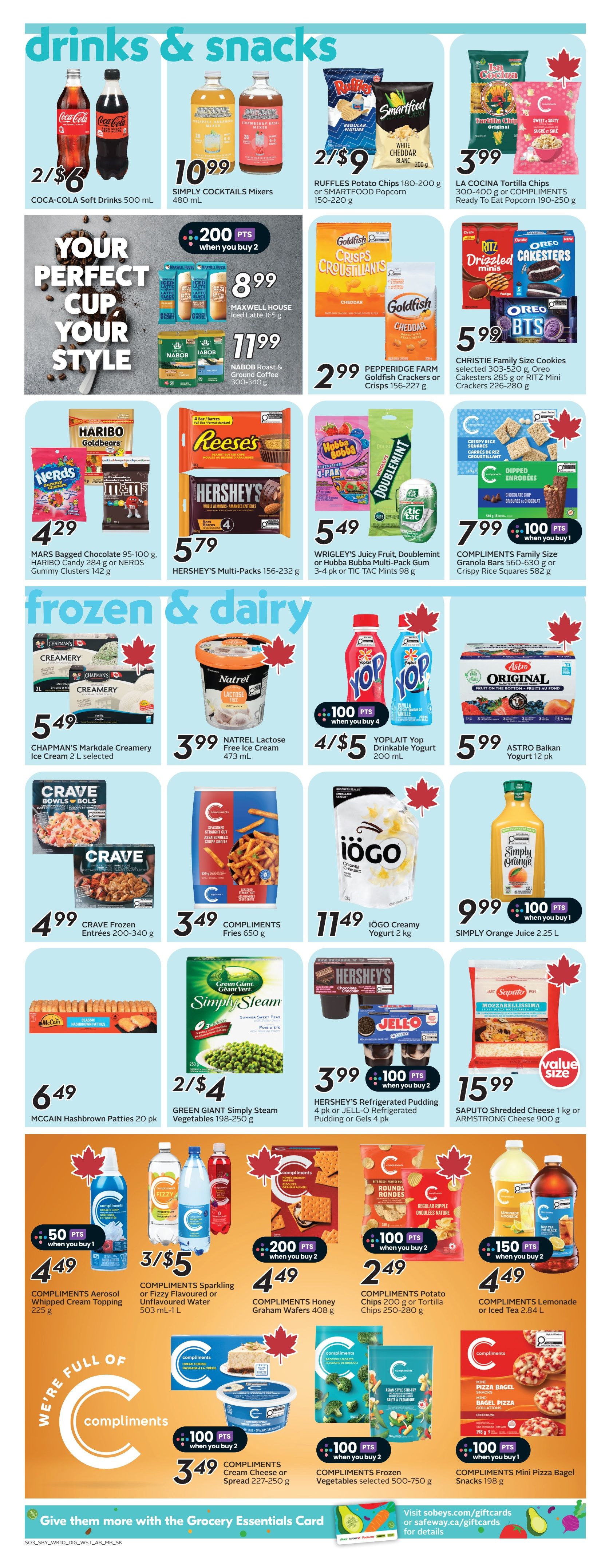 Sobeys/Safeway (SK & MB) Flyer July 2 to 8