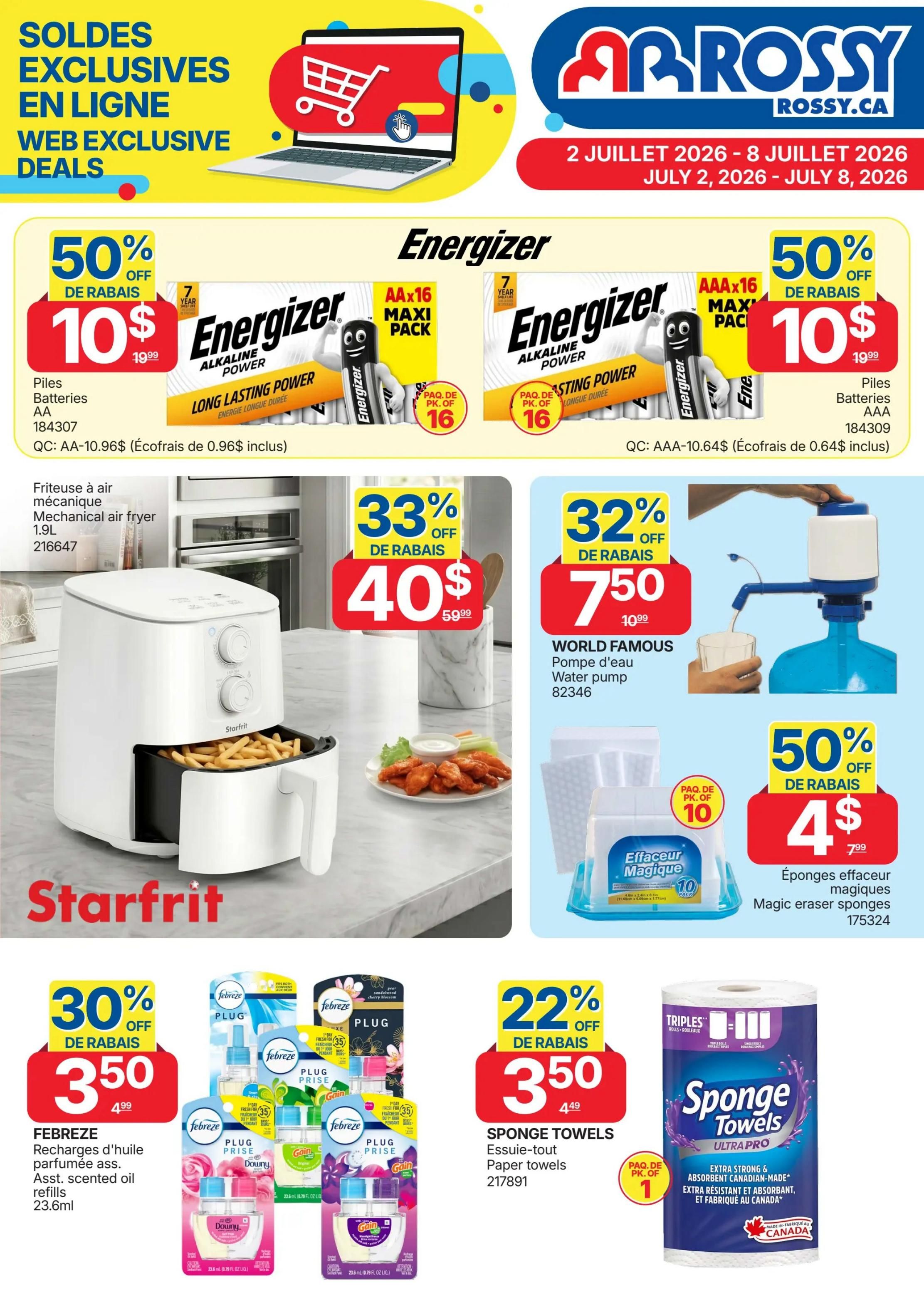 Rossy Flyer July 2 to 8
