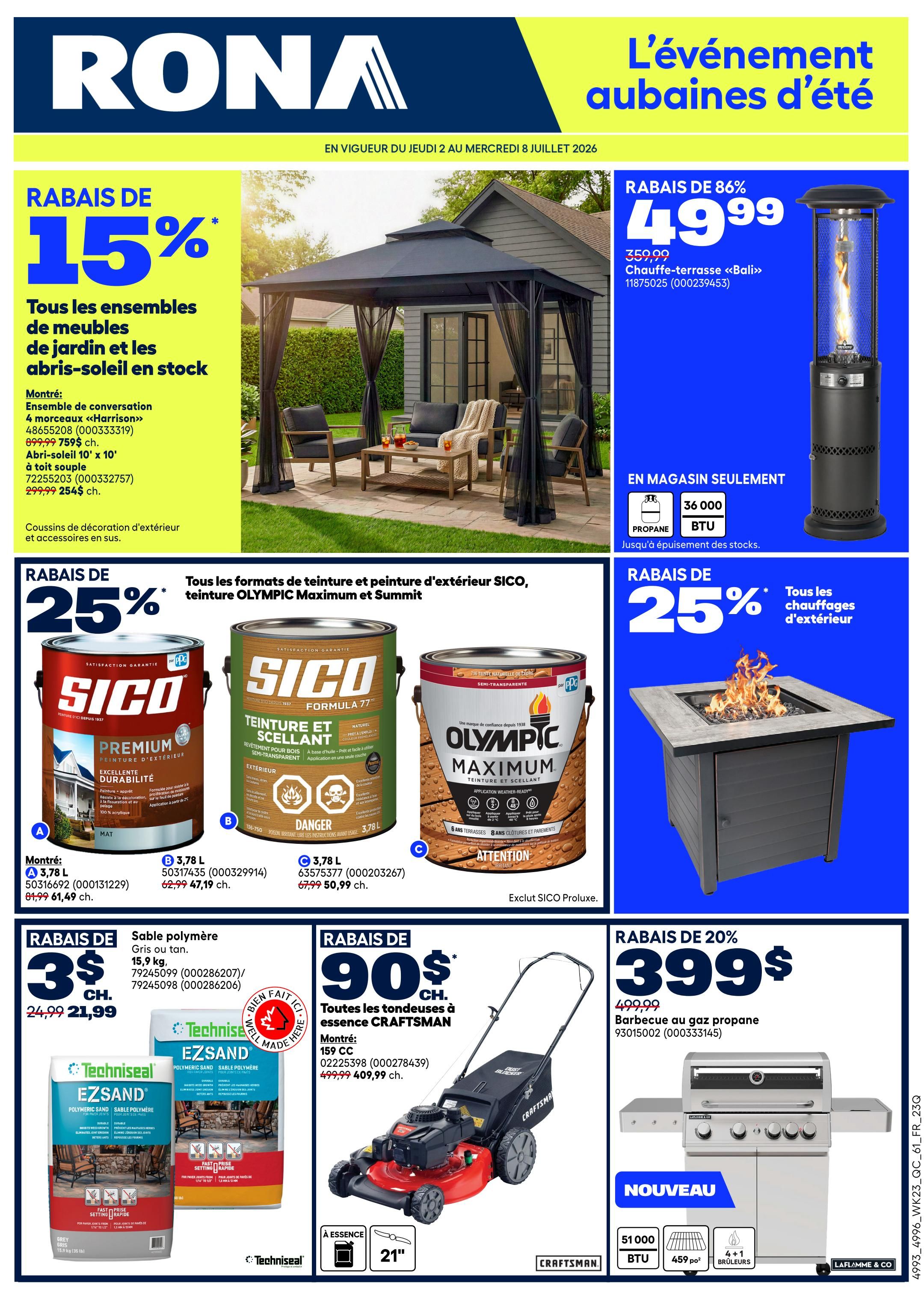 Rona & Rona+ (QC) Flyer July 2 to 8