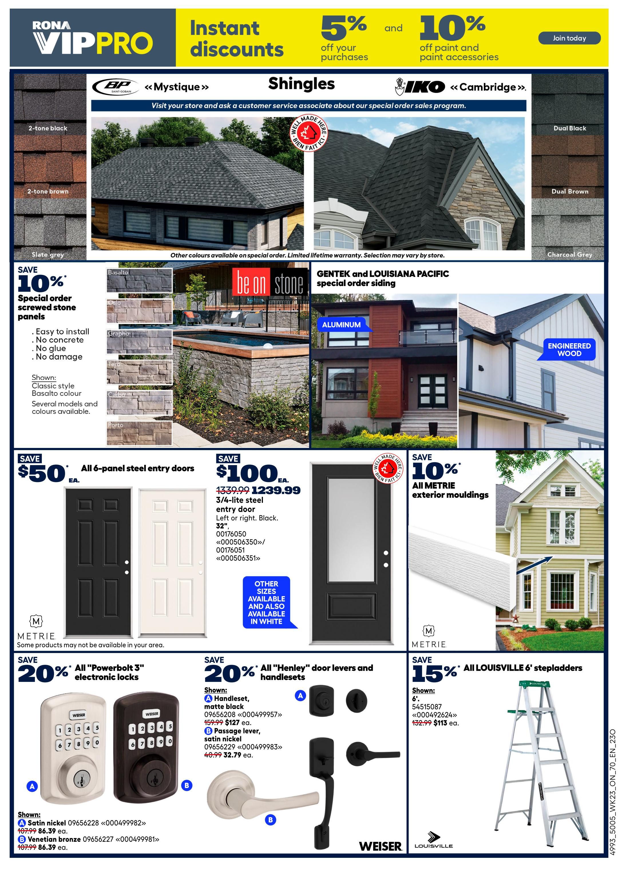 Rona & Rona+ (ON) Flyer July 2 to 8