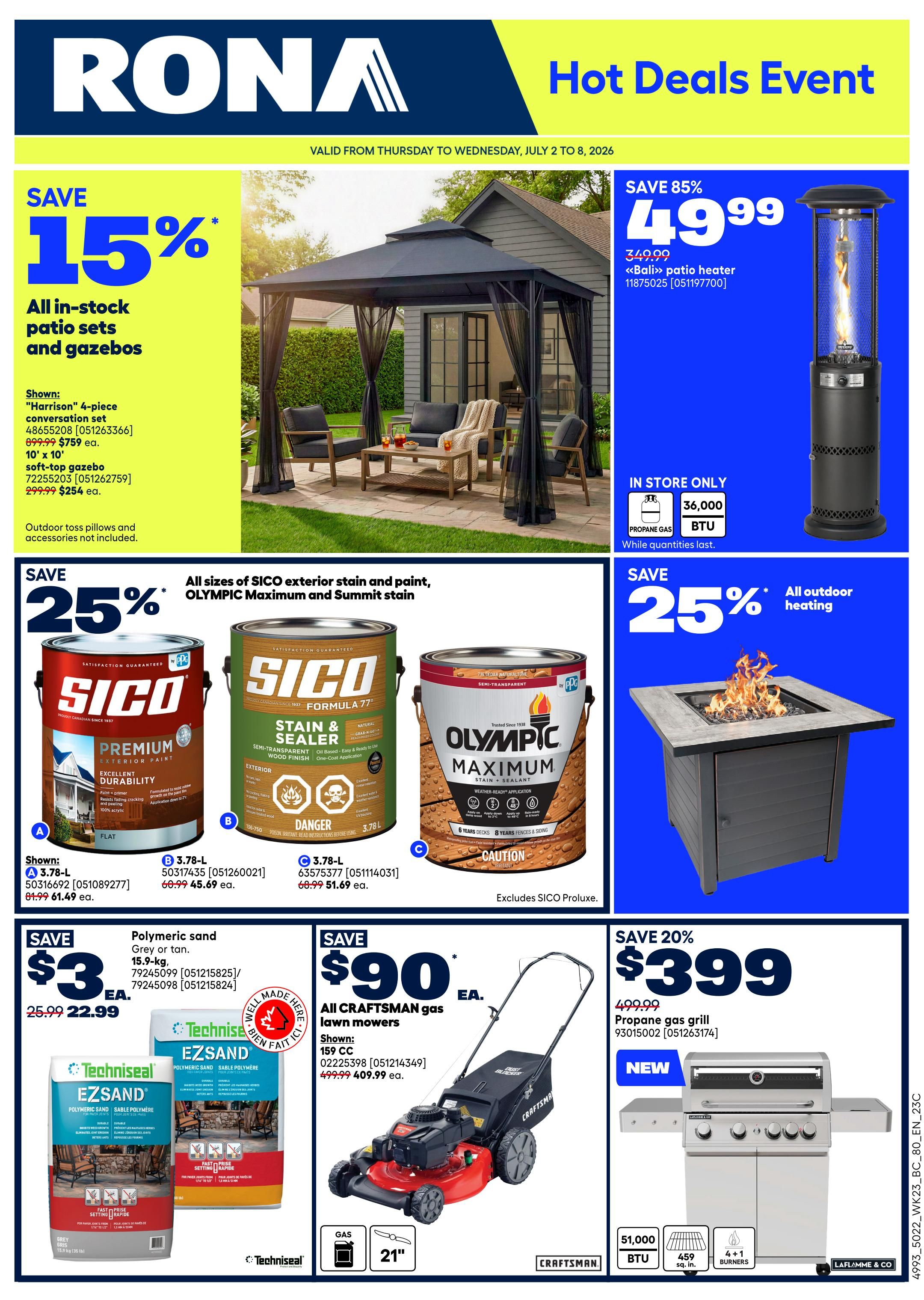 Rona & Rona+ (BC) Flyer July 2 to 8