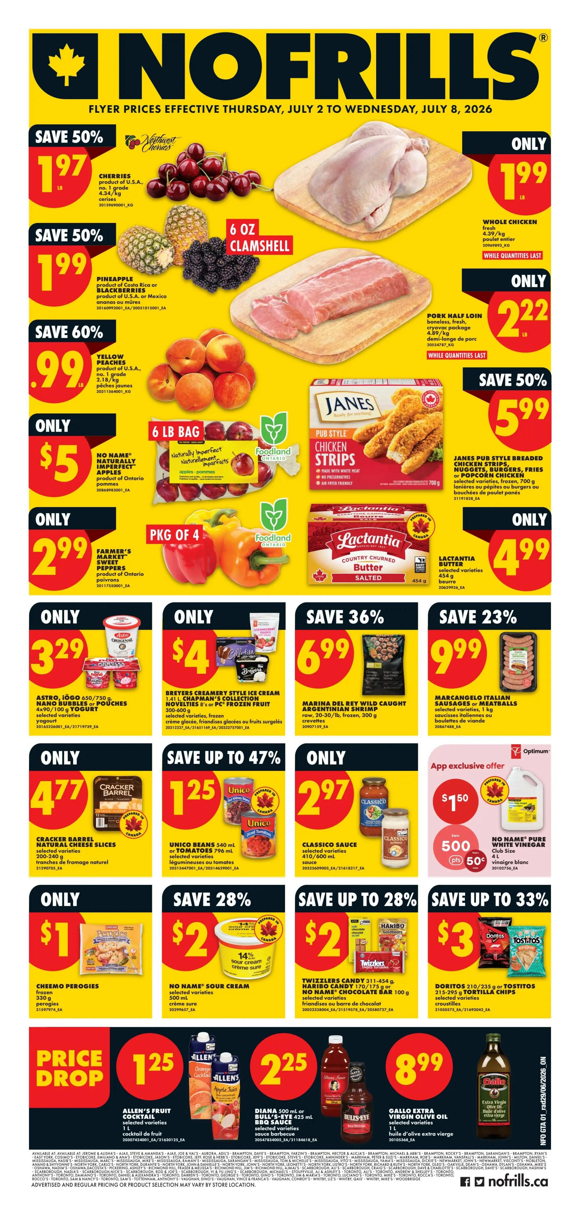 No Frills (ON) Flyer July 2 to 8
