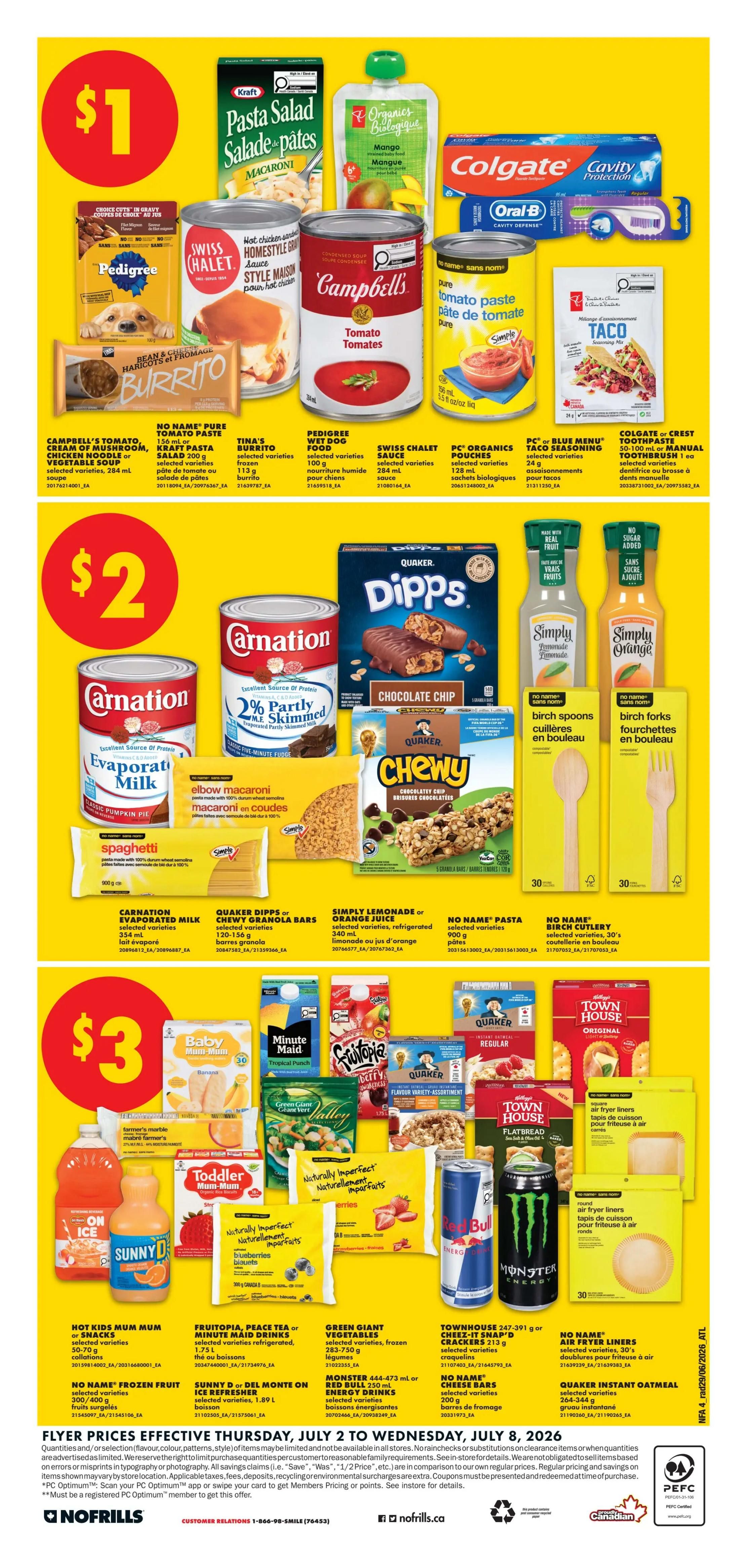 No Frills (Atlantic) Flyer July 2 to 8