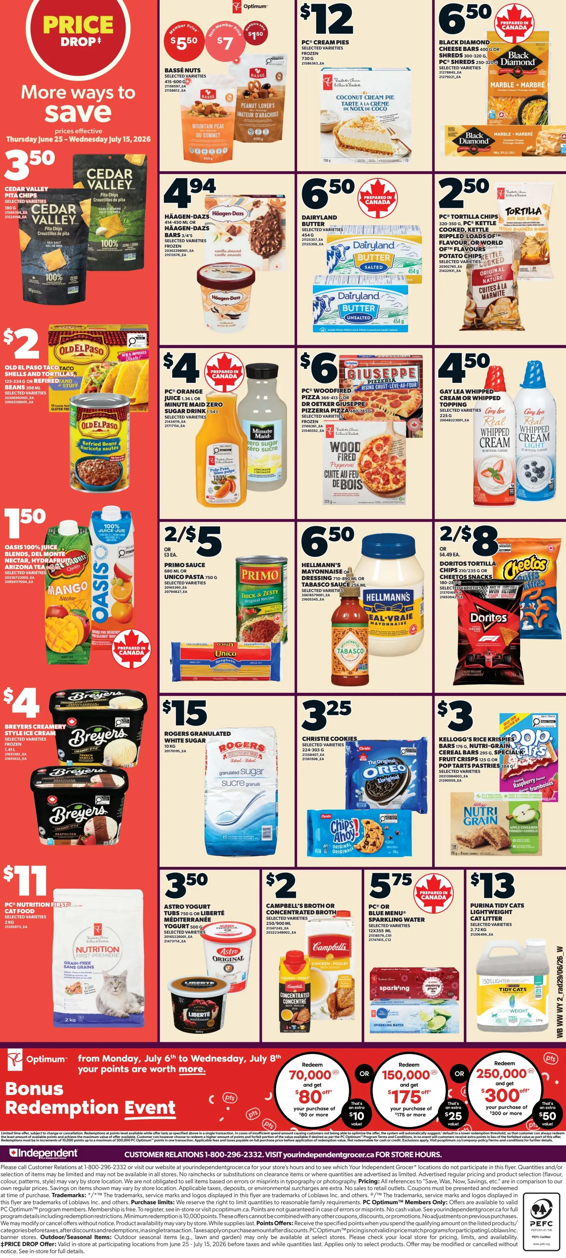 Independent Grocer (West) Flyer July 2 to 8