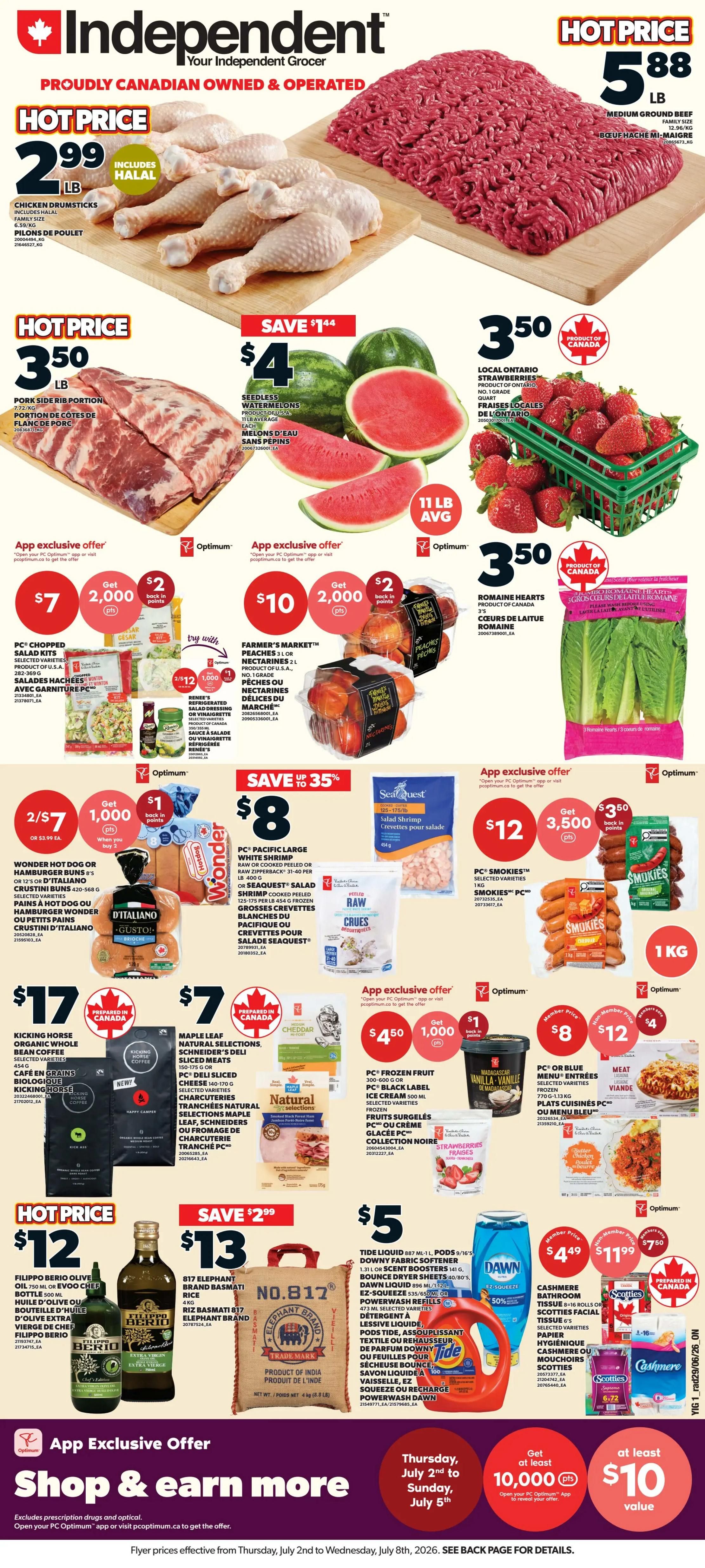 Independent Grocer (ON) Flyer July 2 to 8