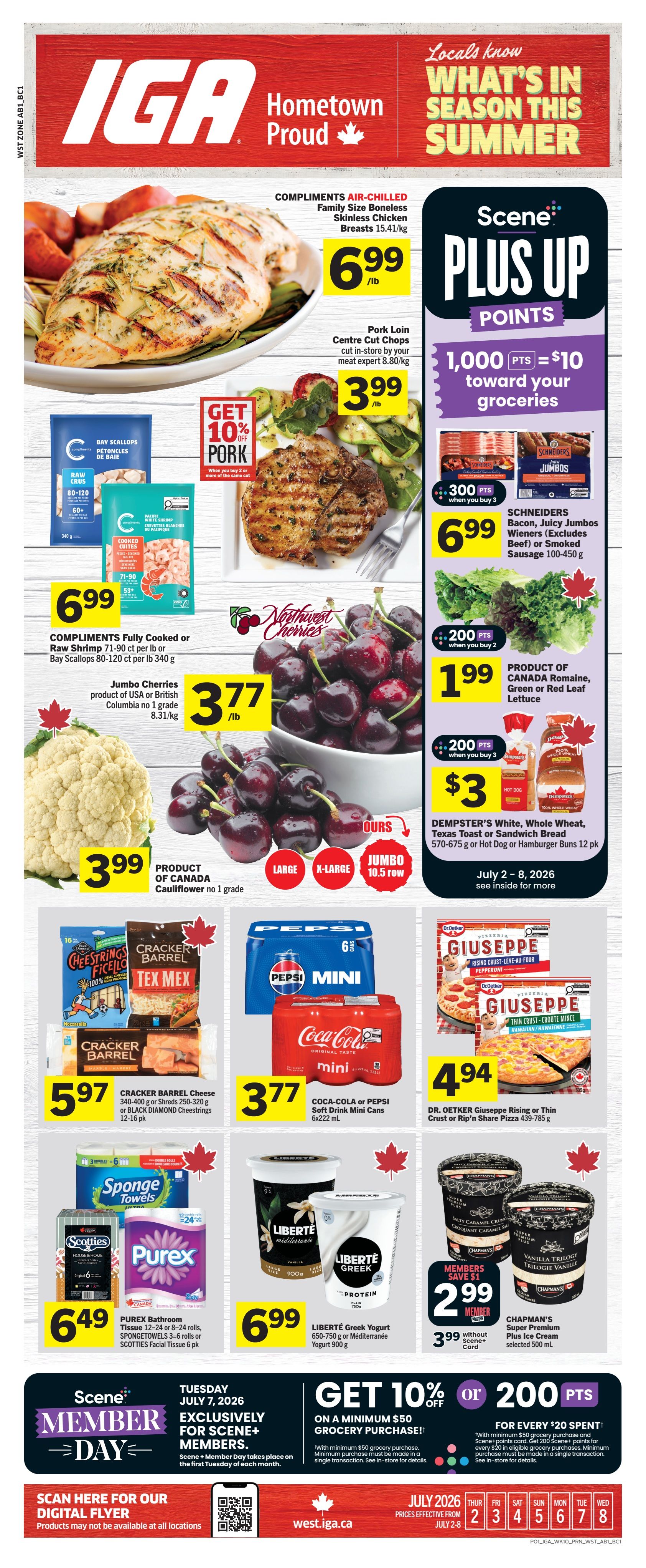 IGA (West) Flyer July 2 to 8