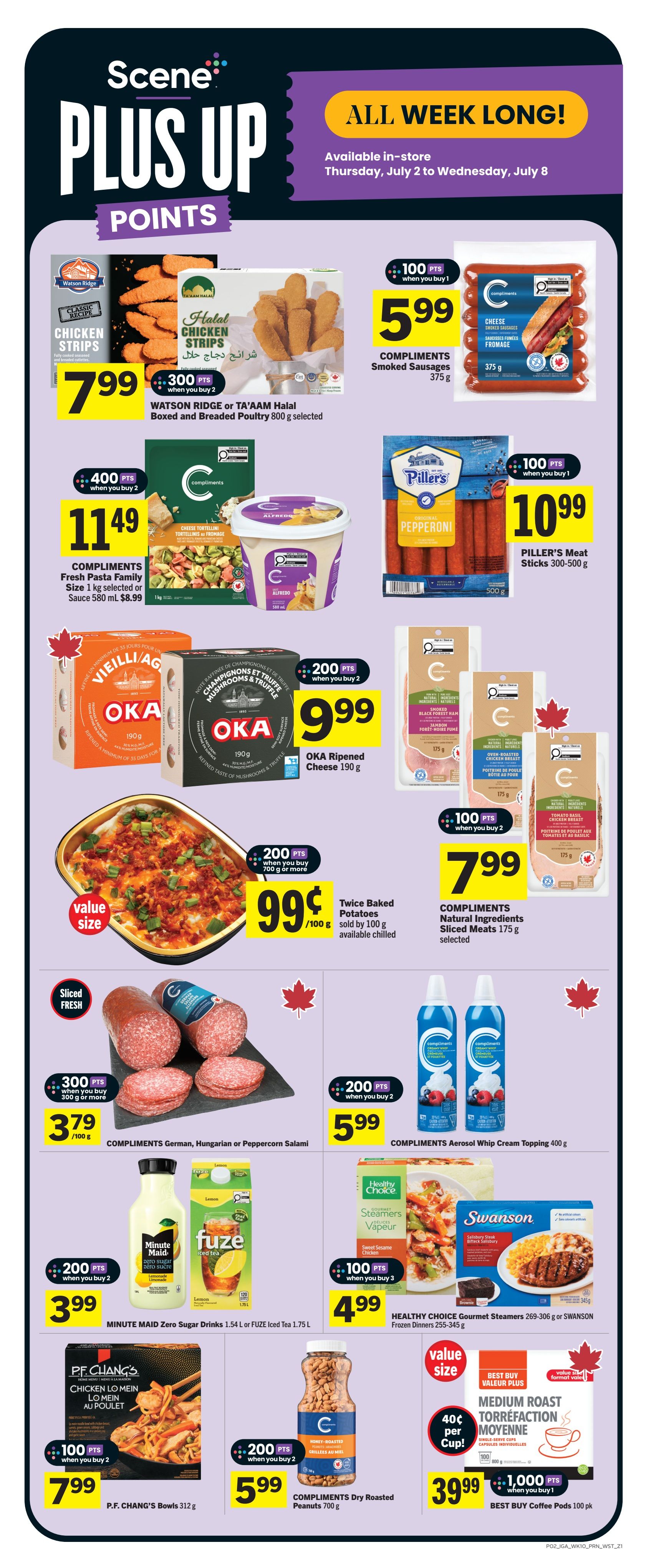 IGA (West) Flyer July 2 to 8