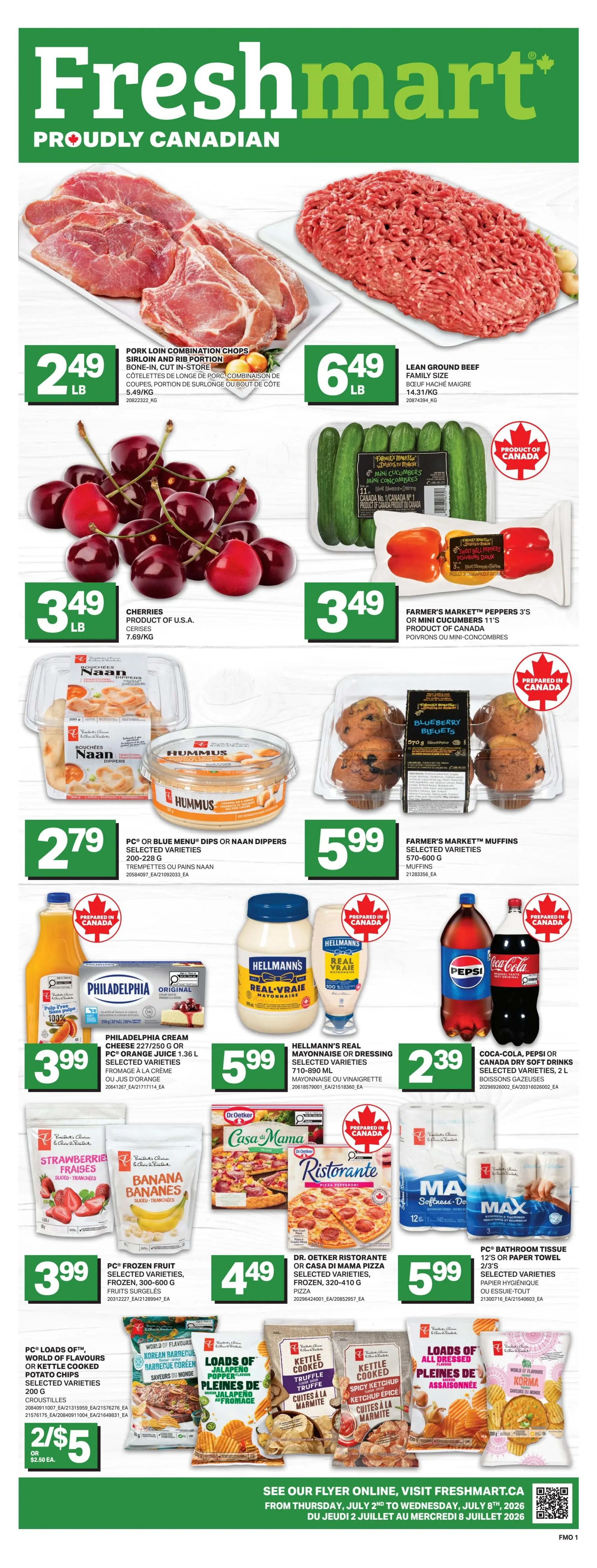 Freshmart (ON) Flyer July 2 to 8