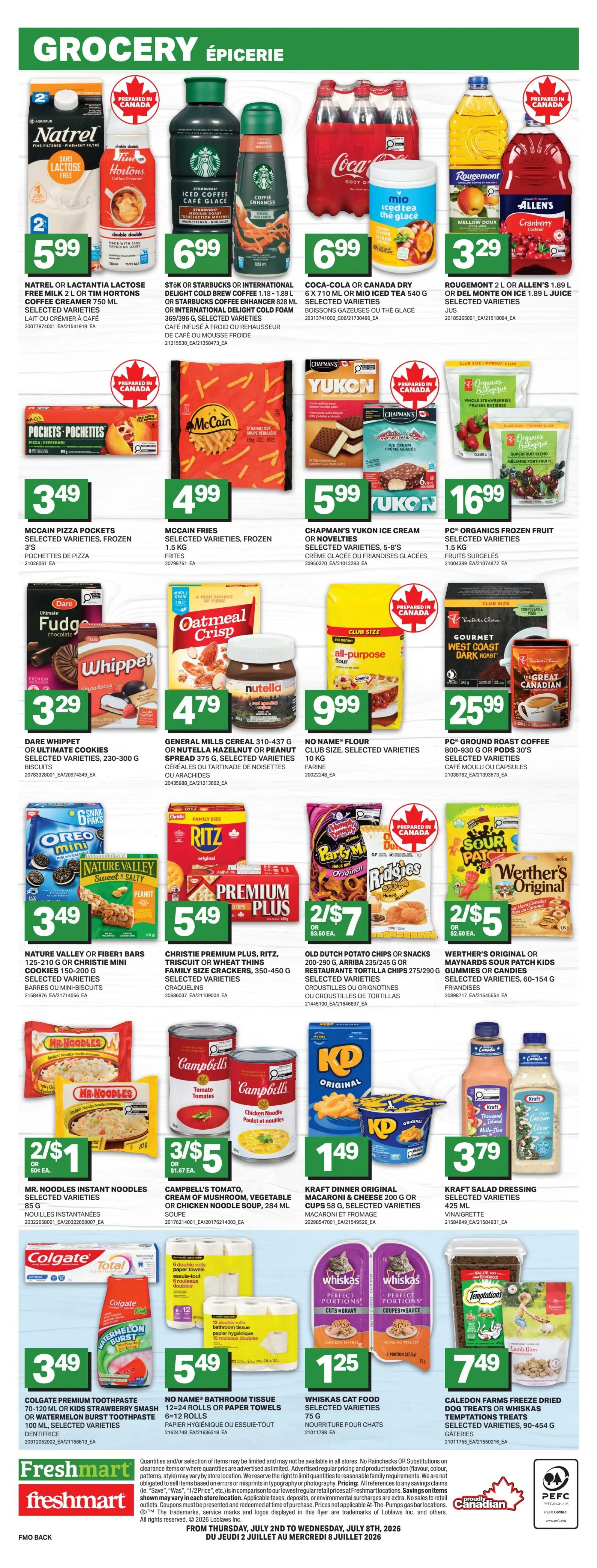Freshmart (ON) Flyer July 2 to 8