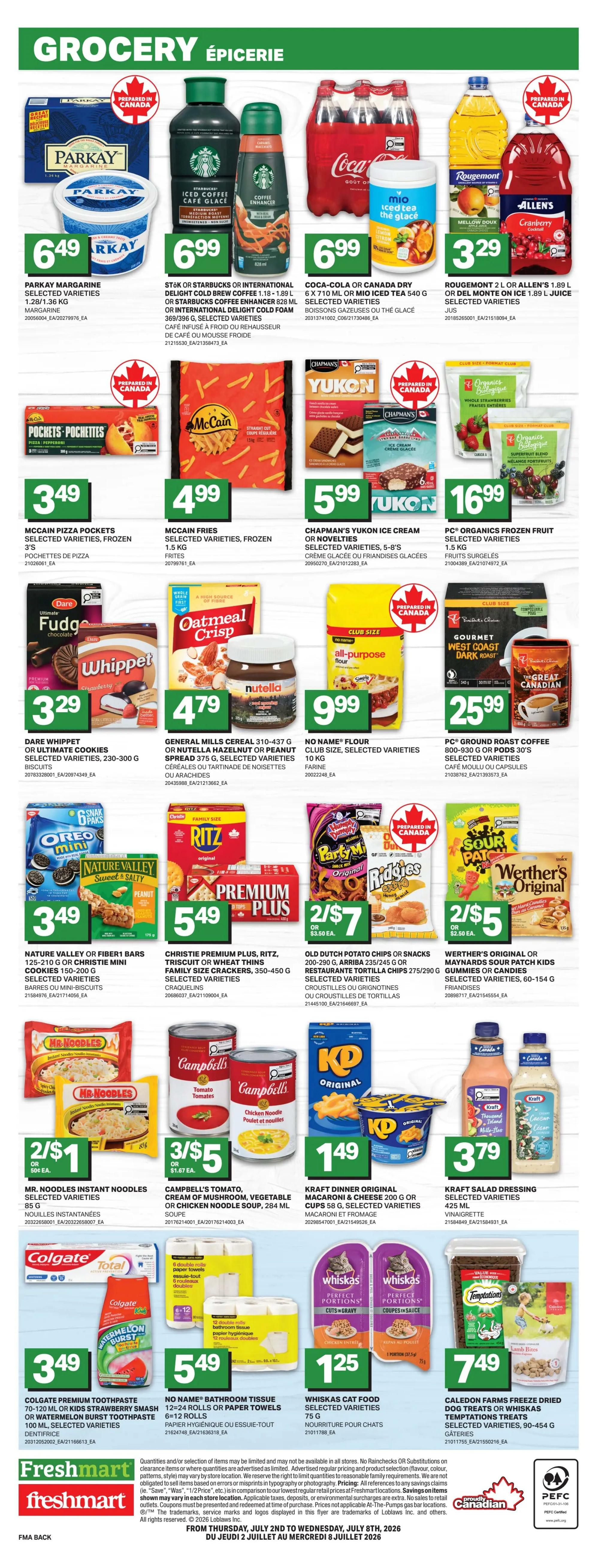 Freshmart (Atlantic) Flyer July 2 to 8