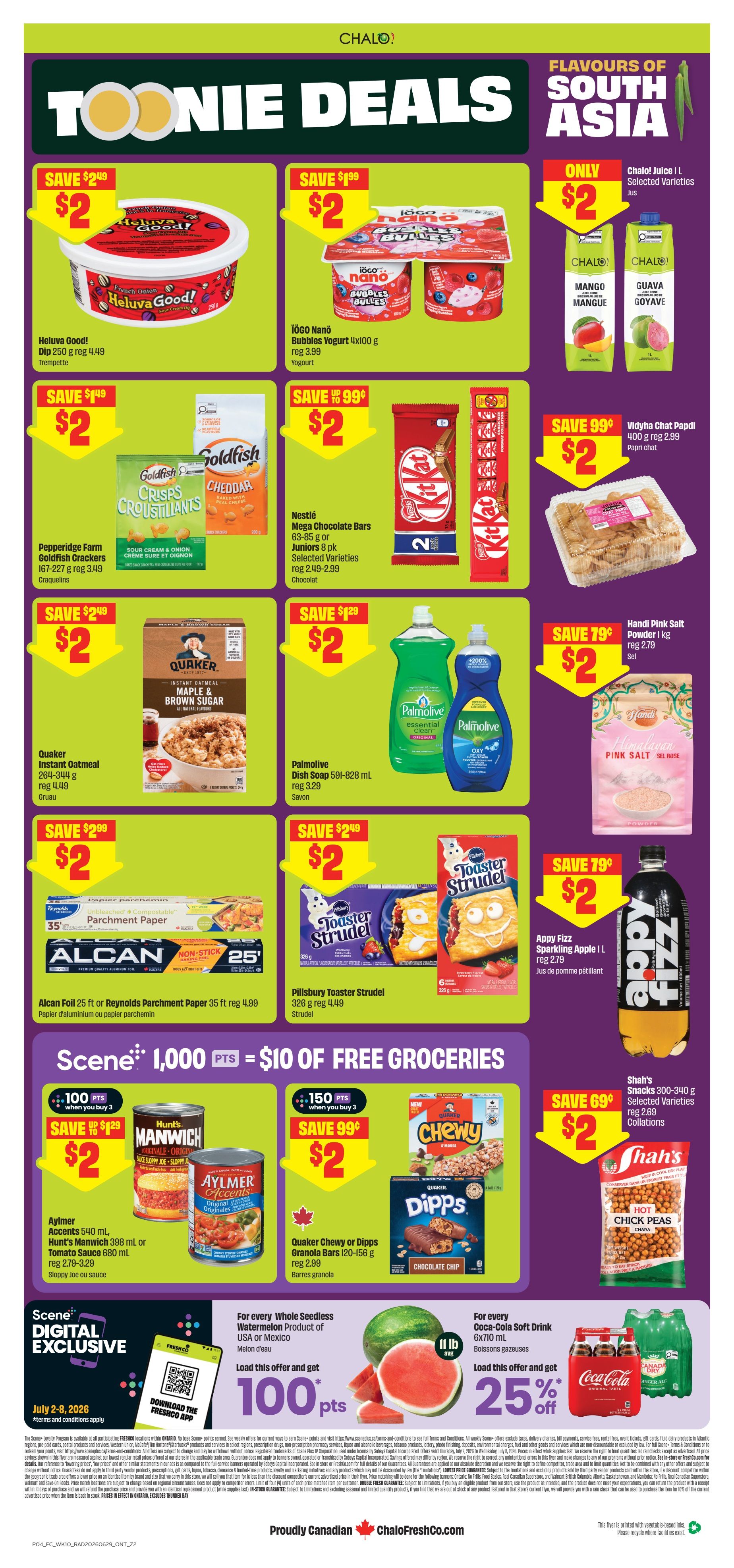 Chalo! FreshCo (ON) Flyer July 2 to 8