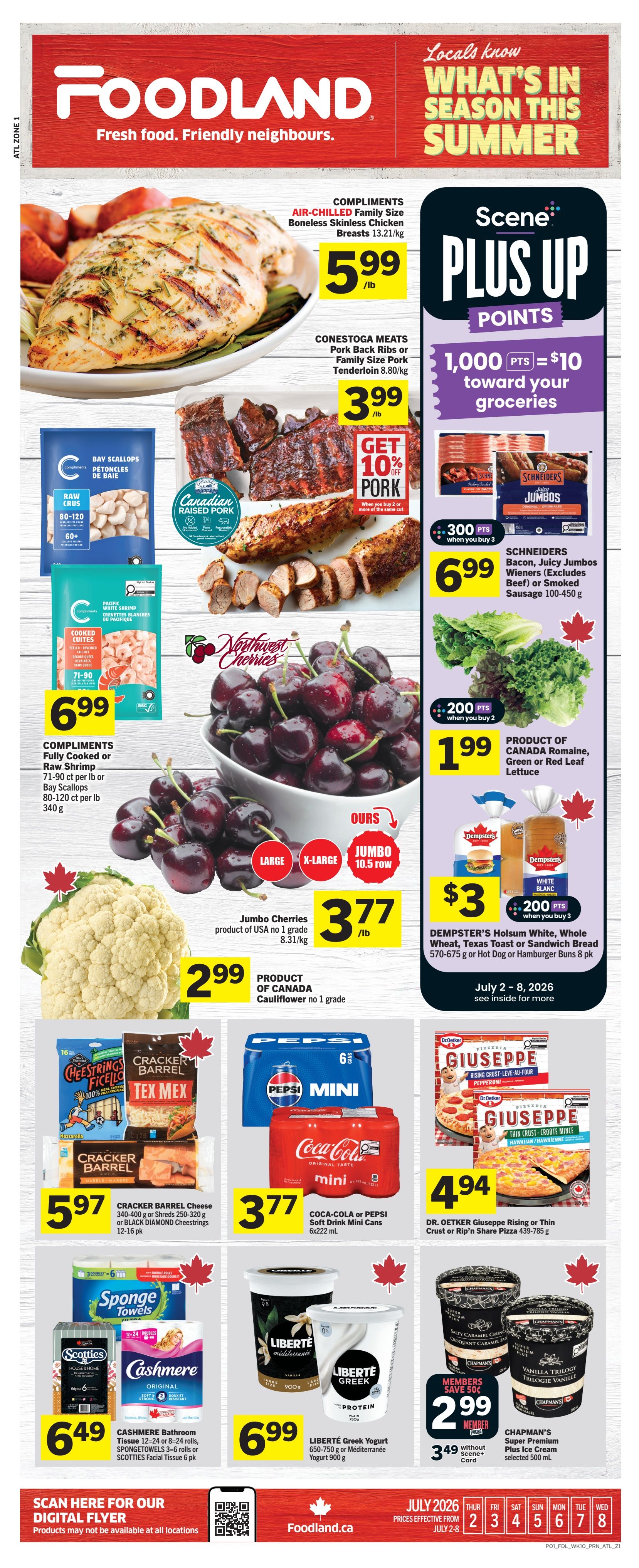 Foodland (Atlantic) Flyer July 2 to 8