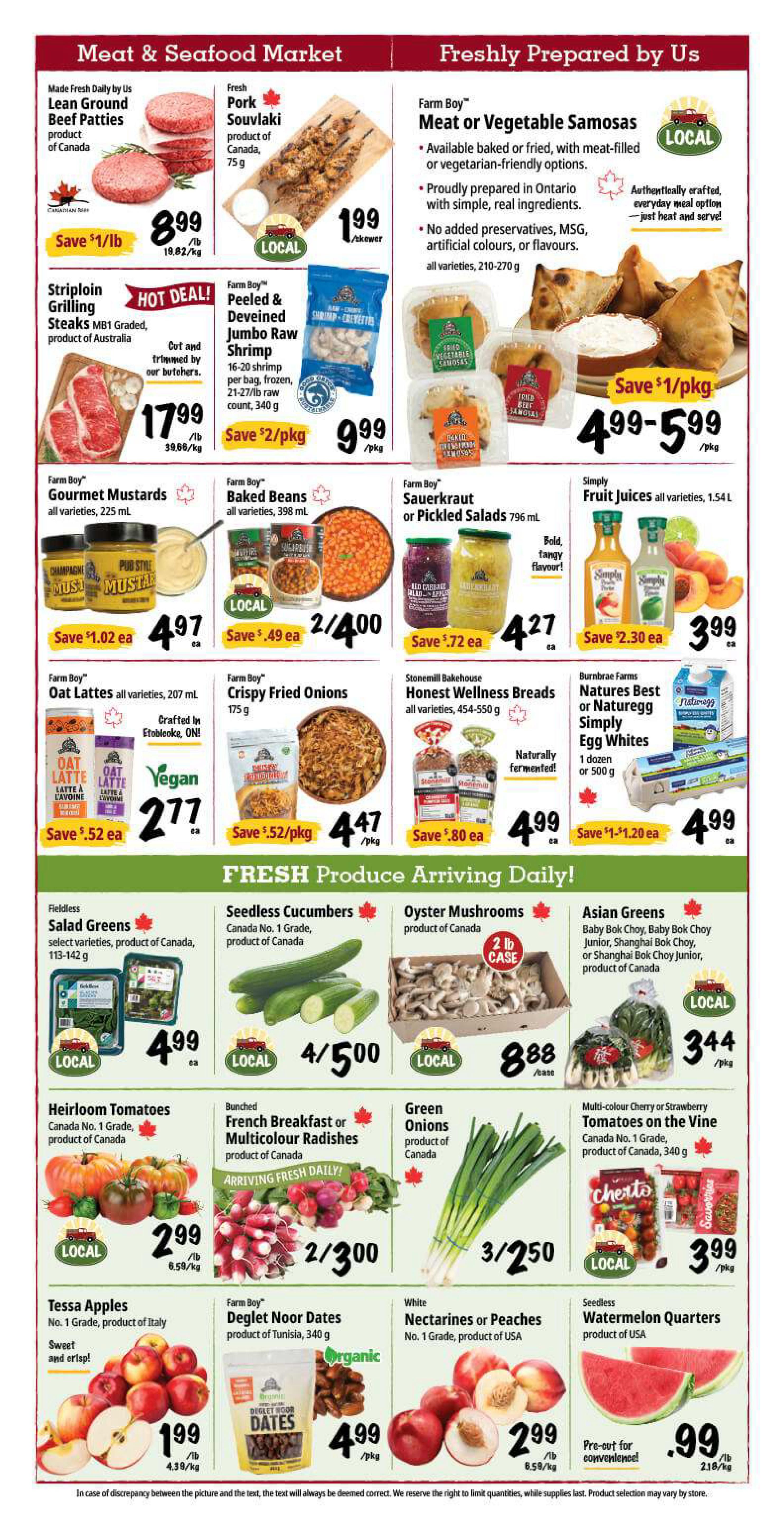 Farm Boy Flyer July 2 to 8