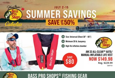 Bass Pro Shops Flyer July 2 to 15