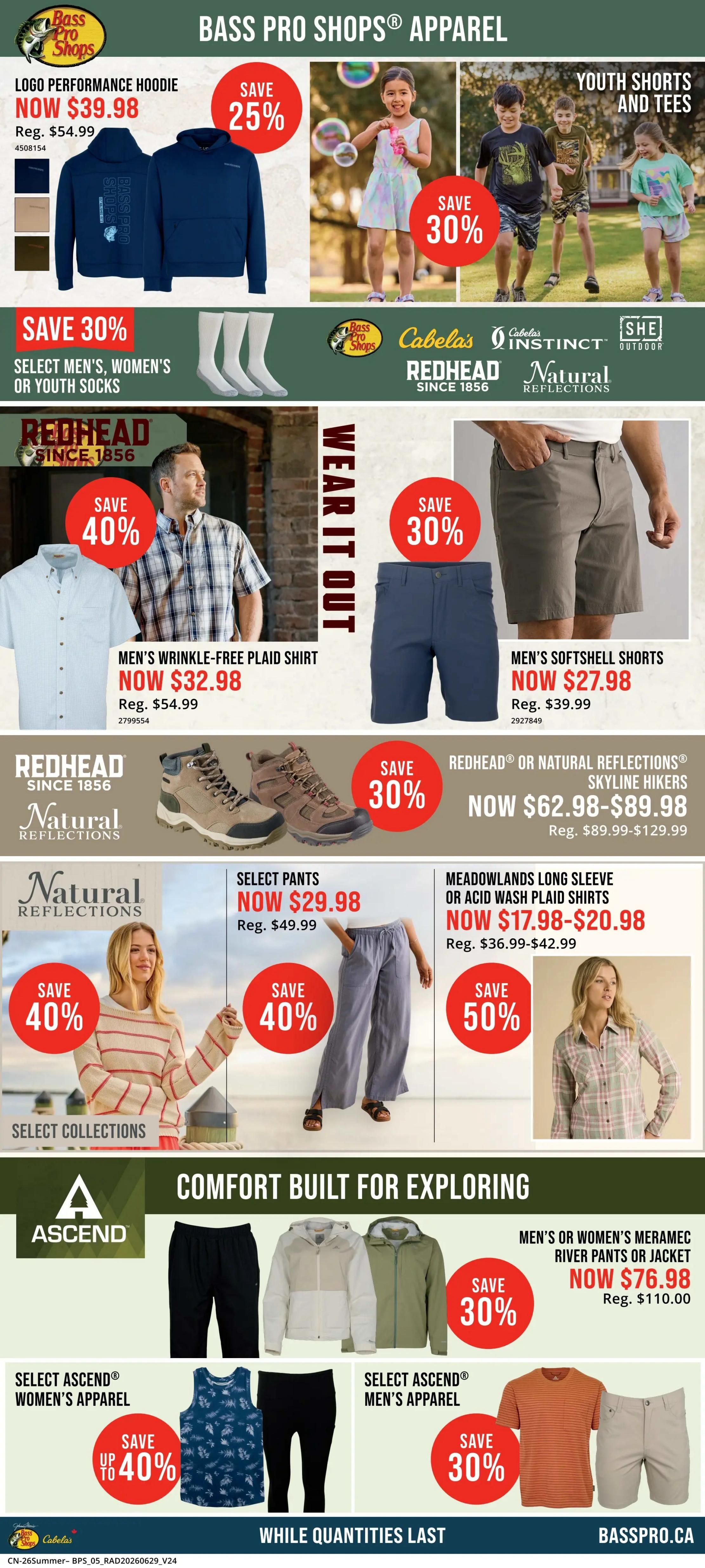 Bass Pro Shops Flyer July 2 to 15