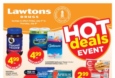 Lawtons Drugs (NB, NL, PE) Flyer July 3 to 9