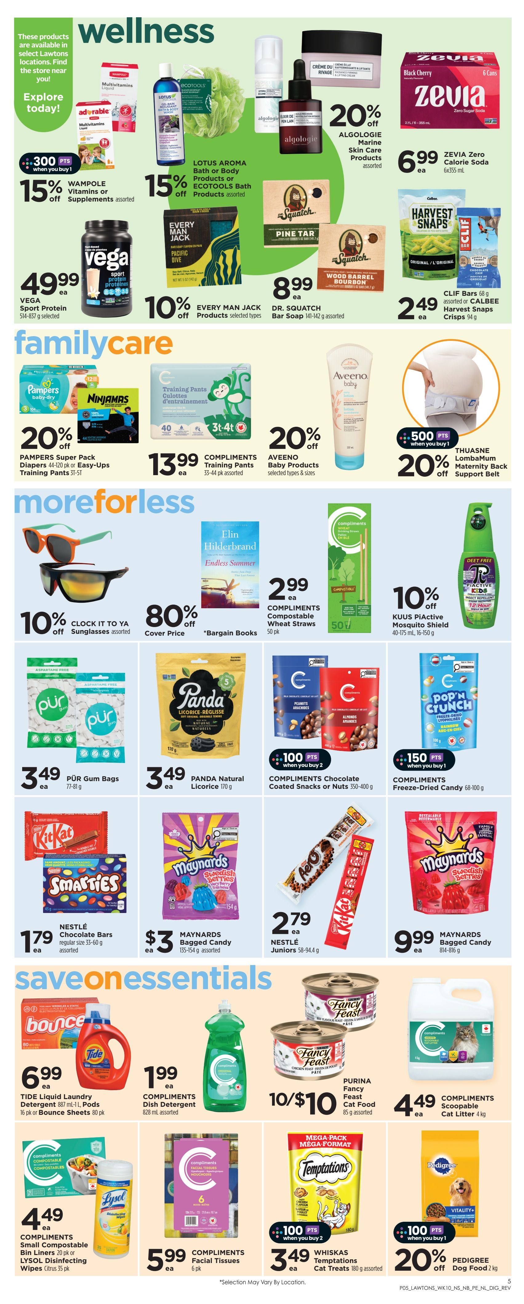 Lawtons Drugs (NB, NL, PE) Flyer July 3 to 9