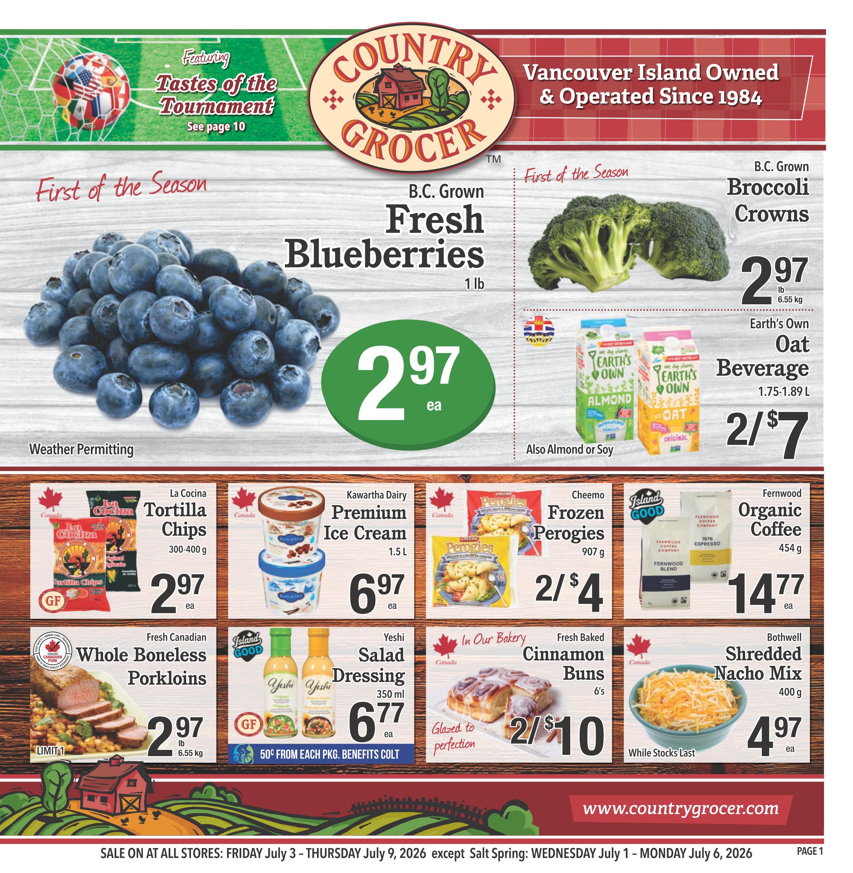 Country Grocer Flyer July 3 to 9