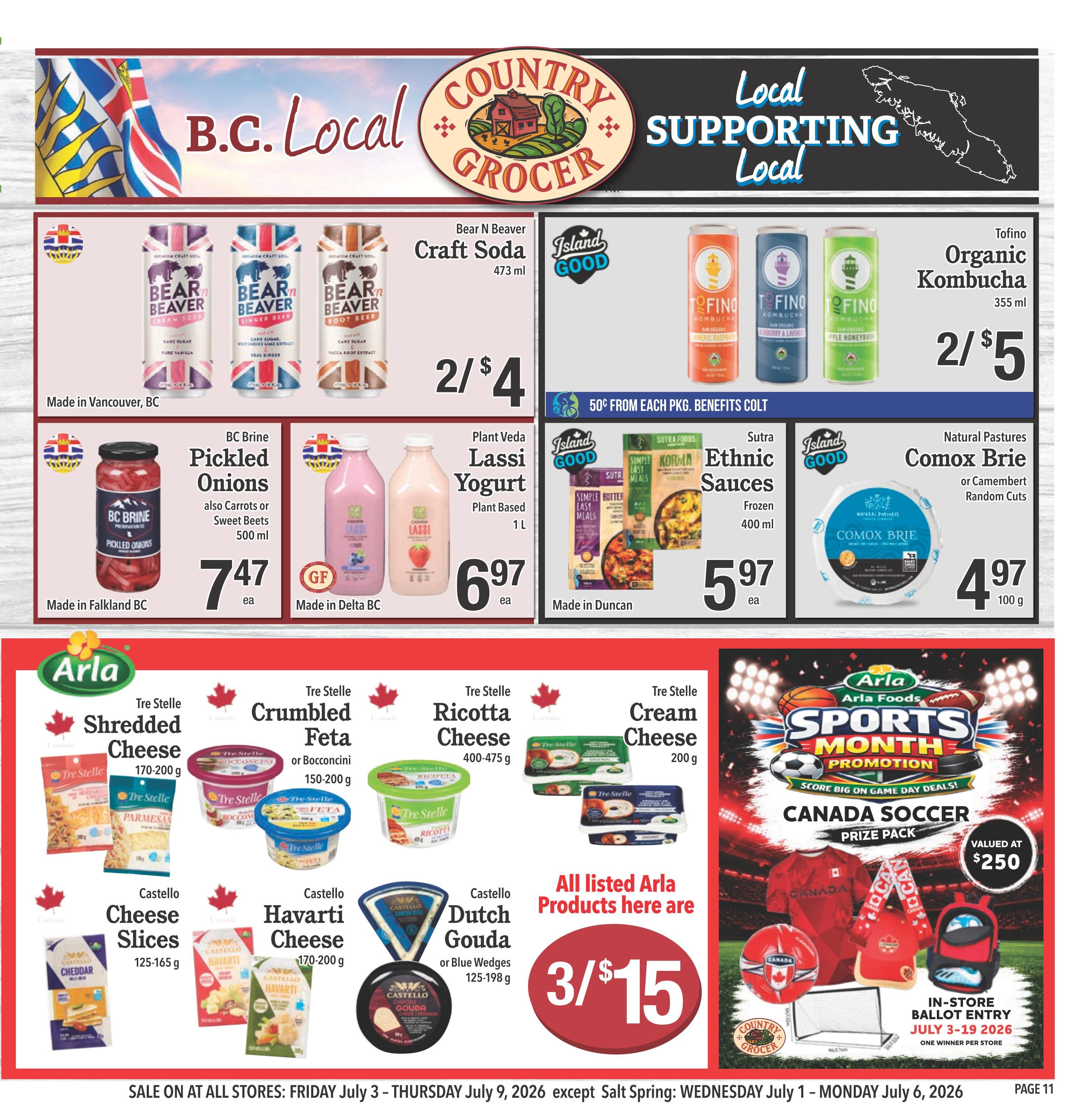 Country Grocer Flyer July 3 to 9
