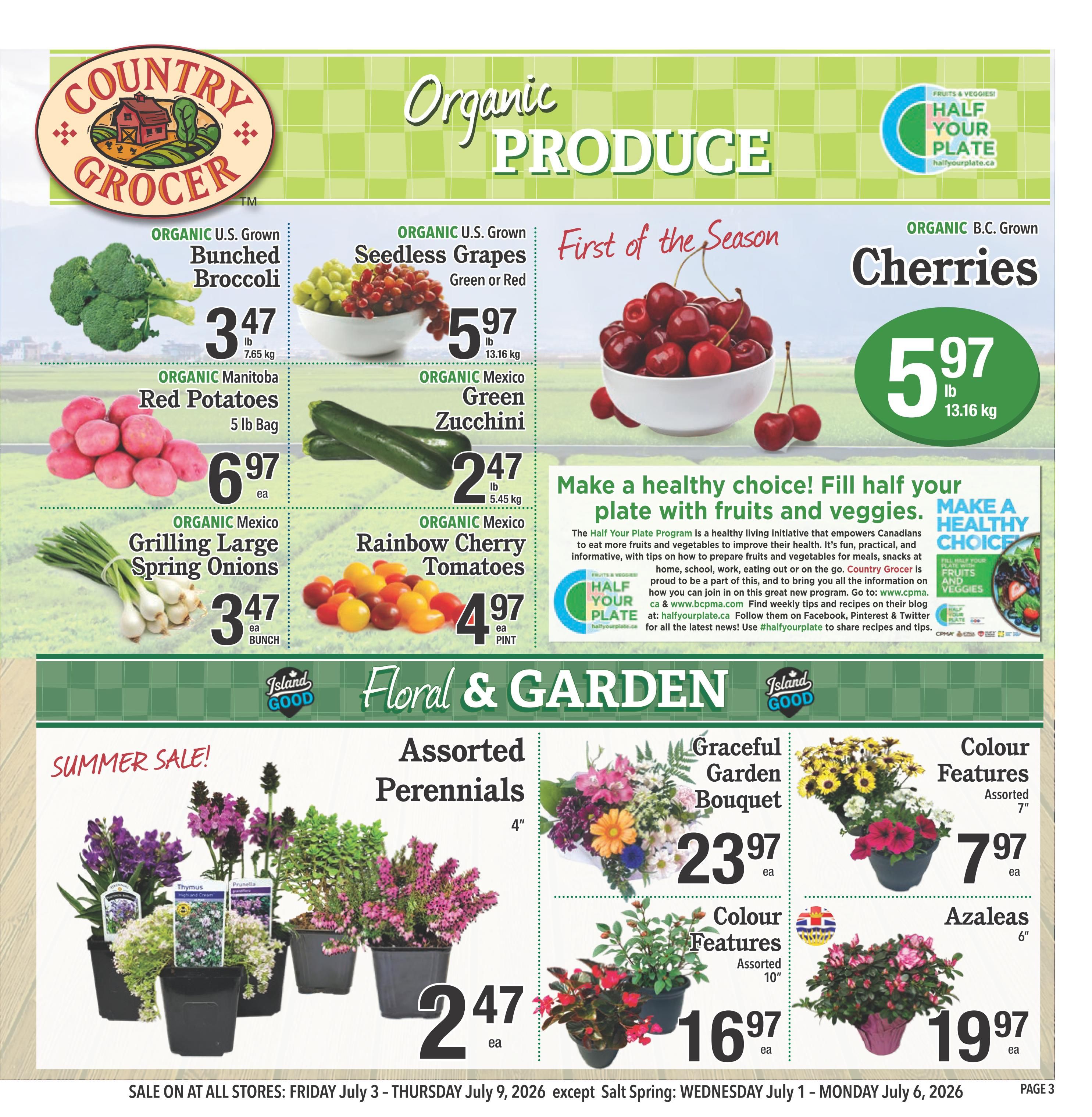 Country Grocer Flyer July 3 to 9