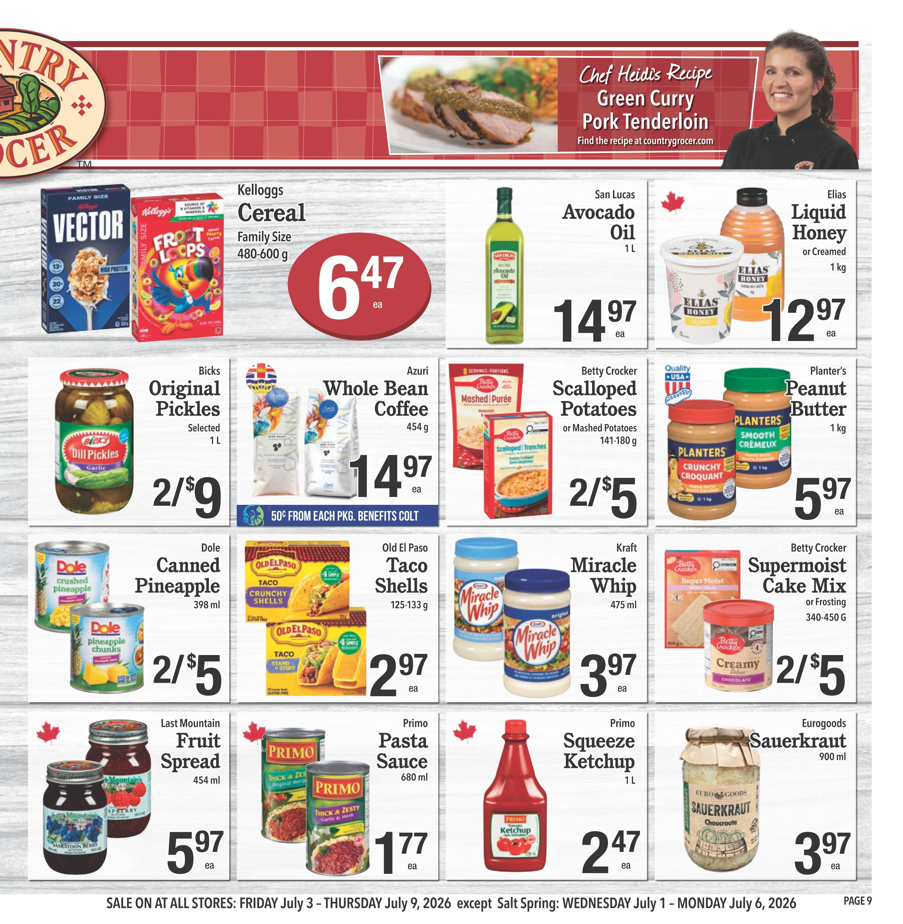 Country Grocer Flyer July 3 to 9