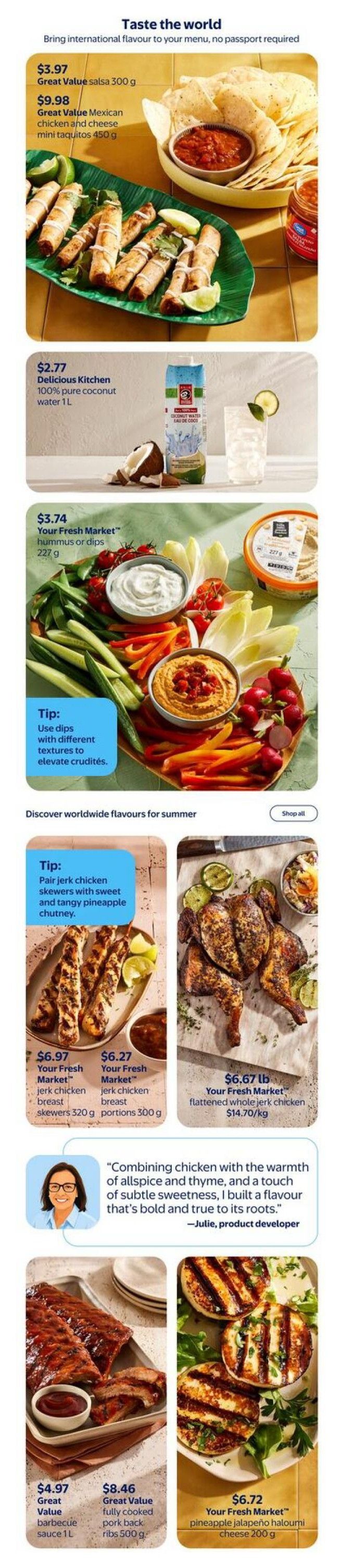 Walmart Savour Summer Flyer July 2 to 29