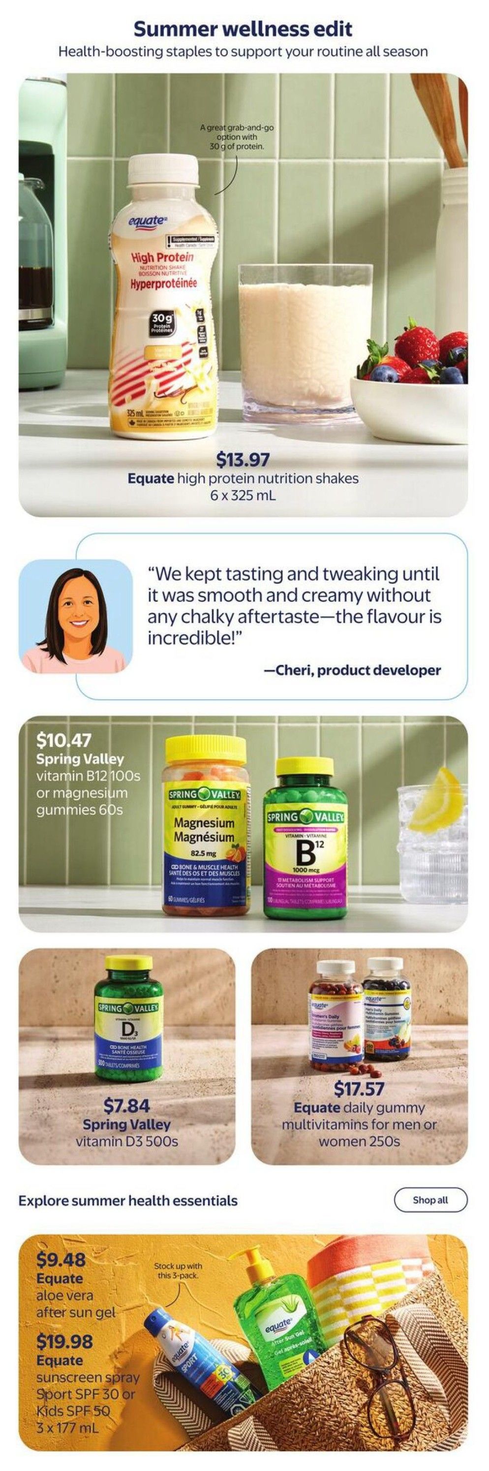 Walmart Savour Summer Flyer July 2 to 29
