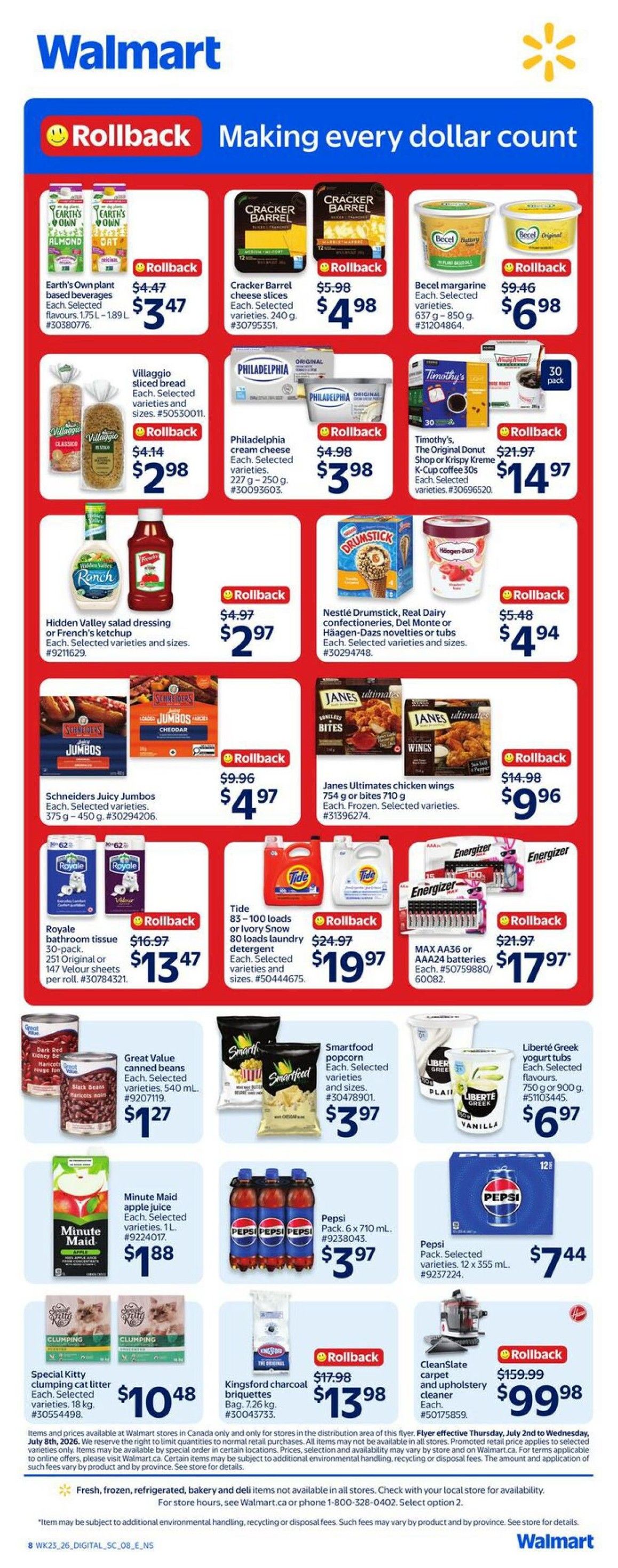 Walmart (Atlantic) Flyer July 2 to 8