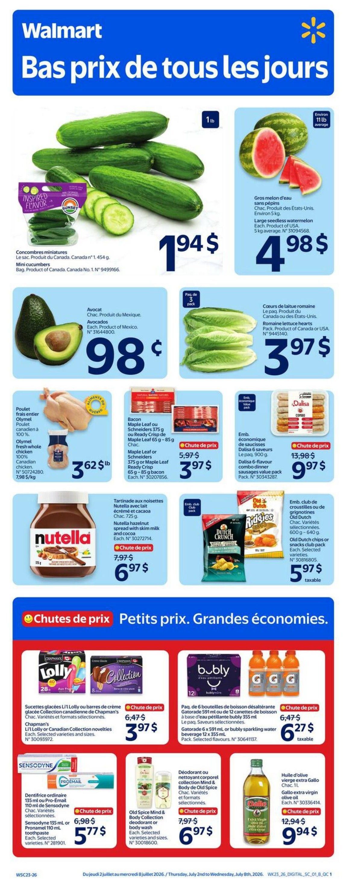 Walmart (QC) Flyer July 2 to 8