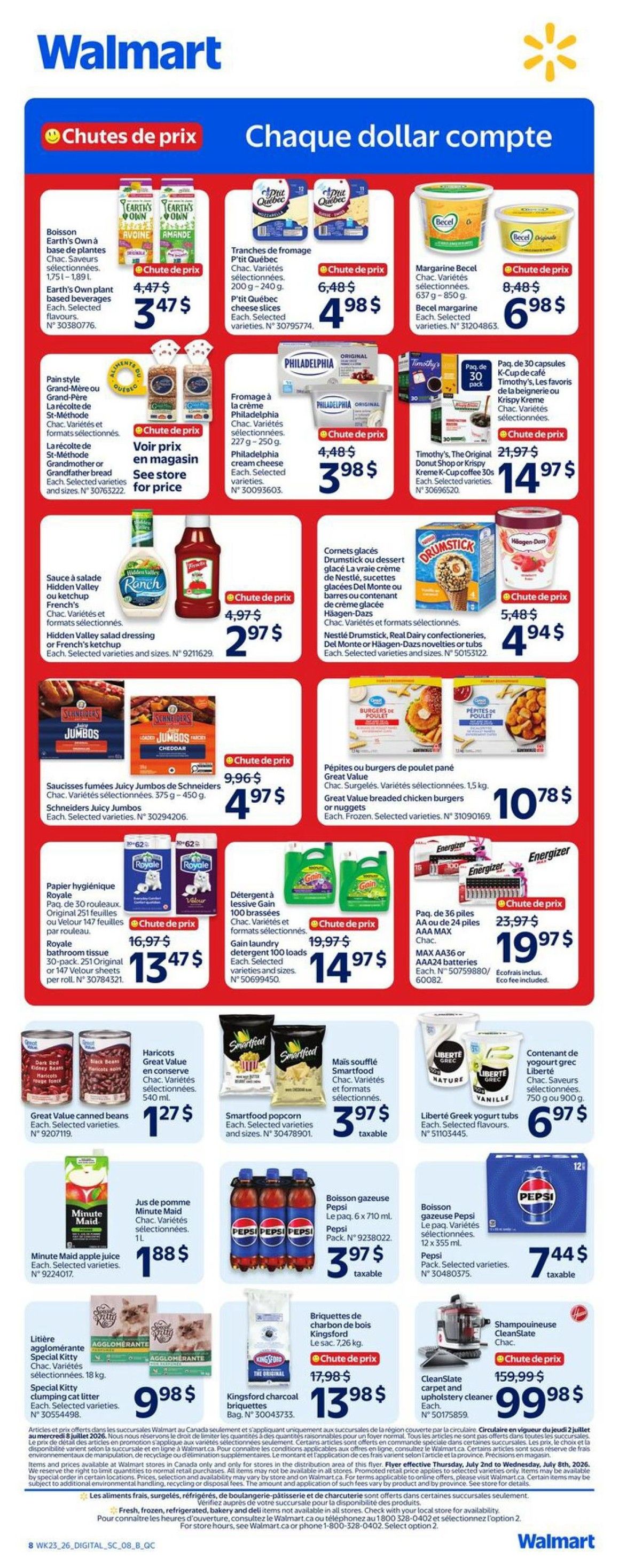 Walmart (QC) Flyer July 2 to 8