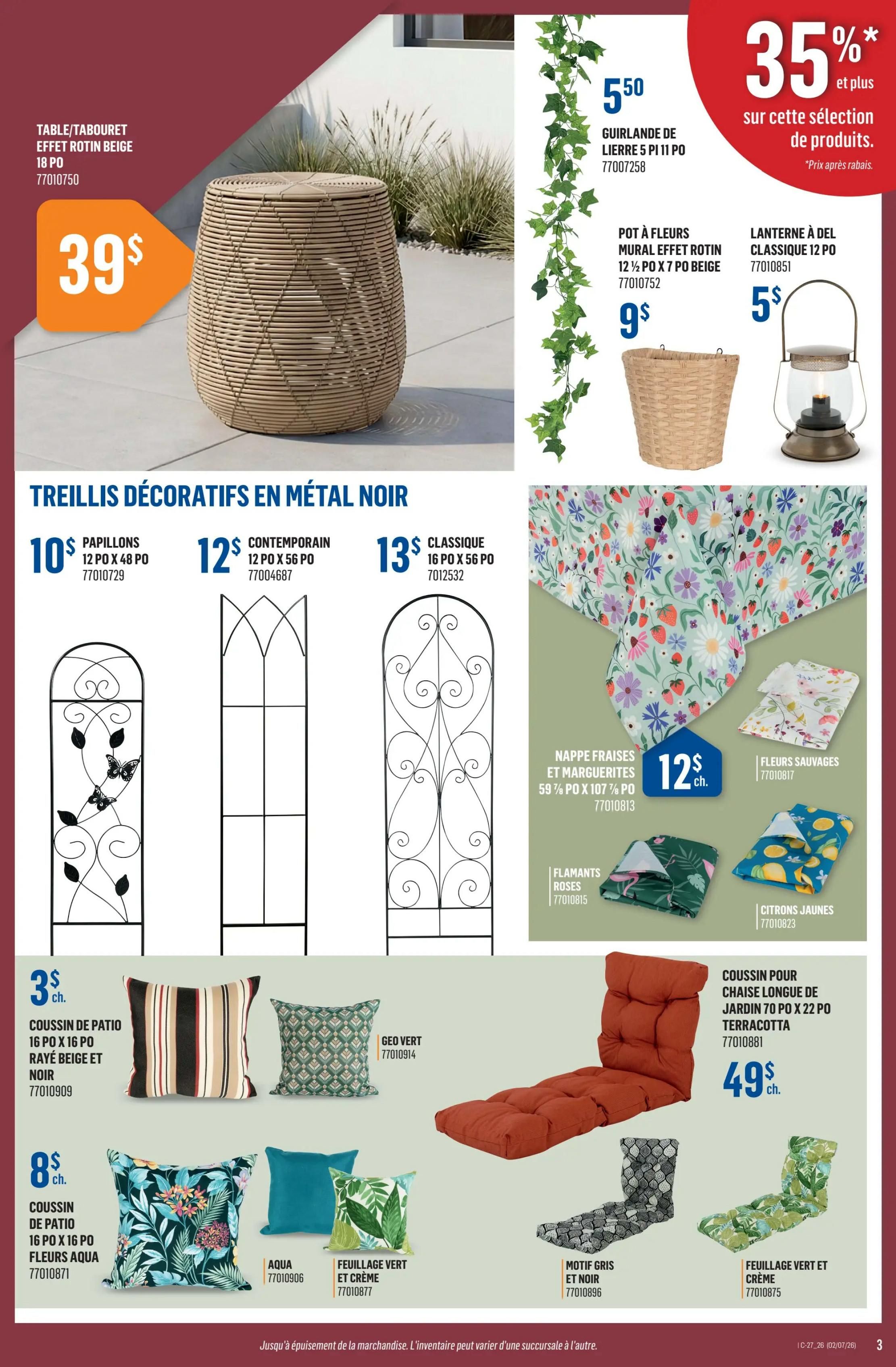 Canac Flyer July 2 to 8