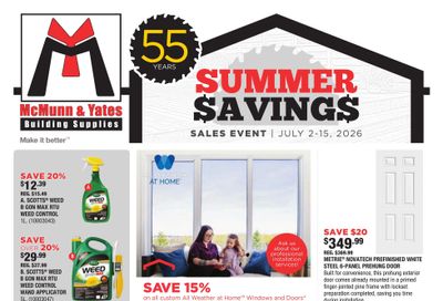 McMunn & Yates Building Supplies Flyer July 2 to 15