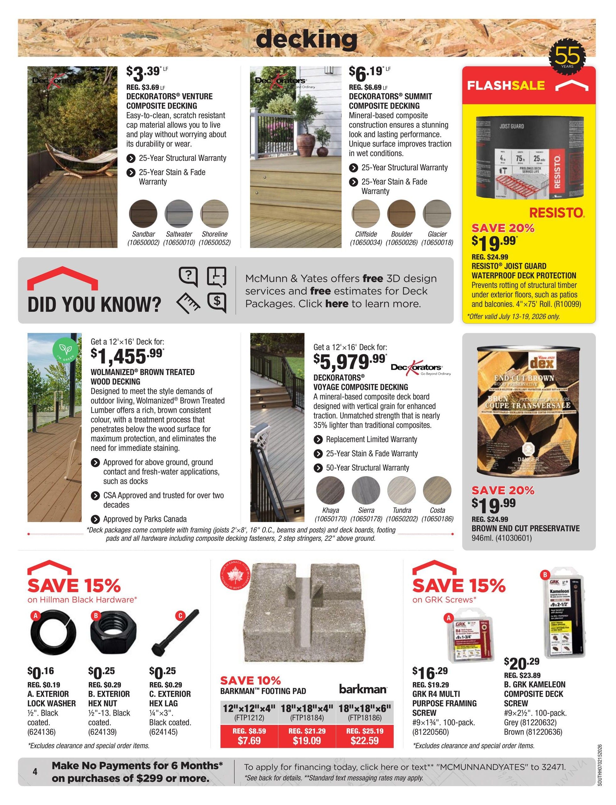 McMunn & Yates Building Supplies Flyer July 2 to 15