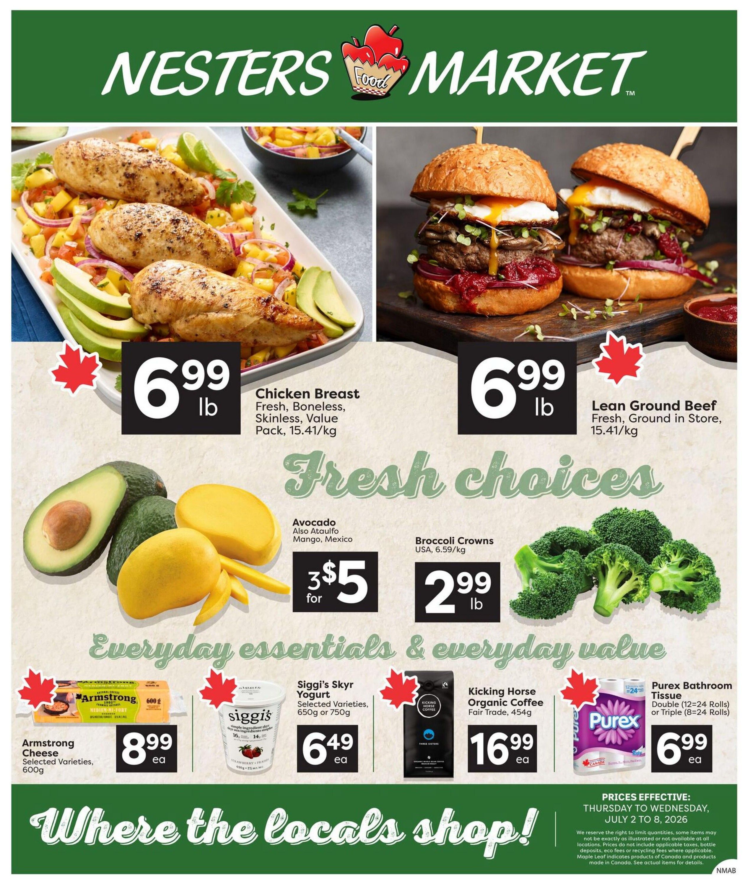 Nesters Market Flyer July 2 to 8